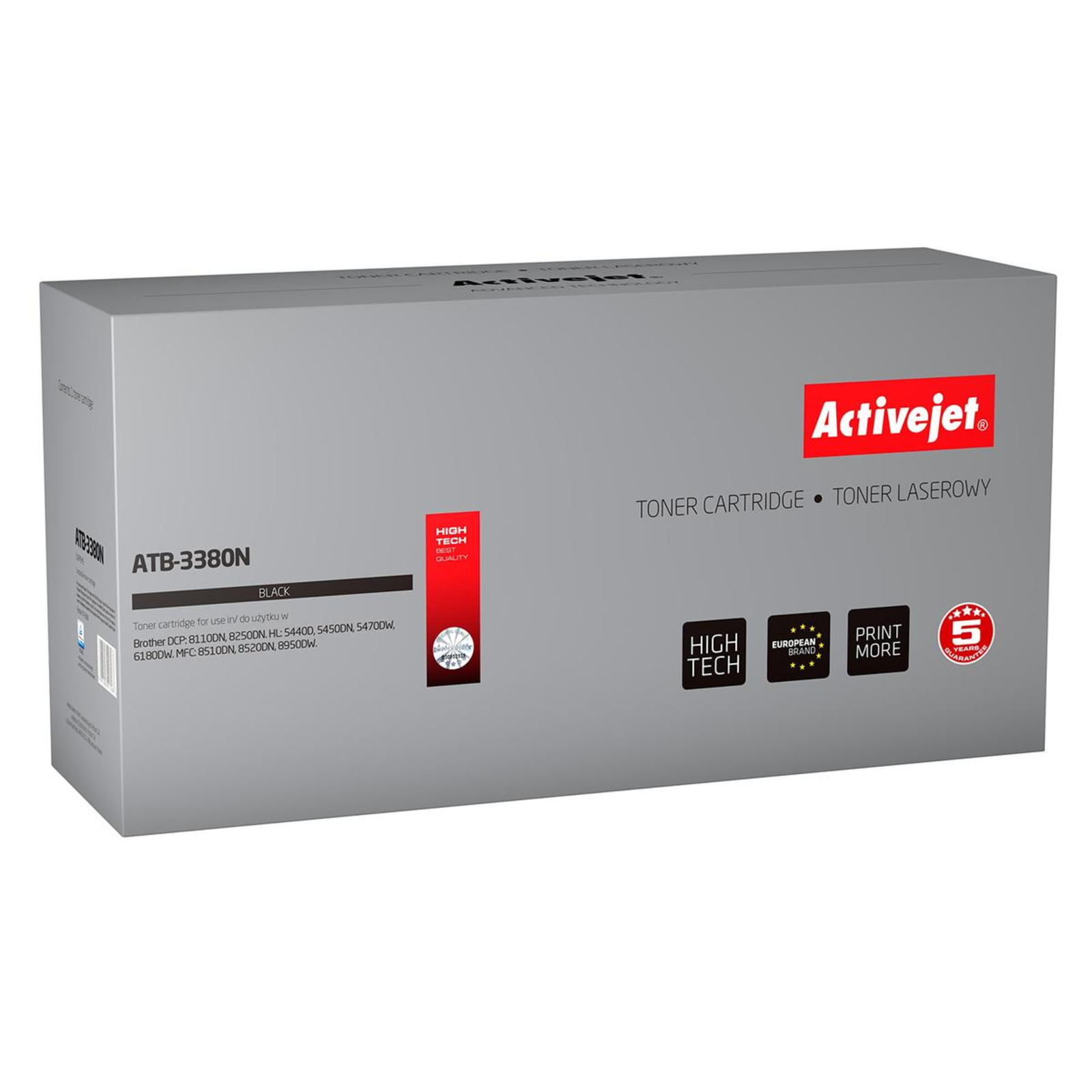 Activejet ATB-3380N Toner Replacement TN-3380 Supreme 8000 Pages Black