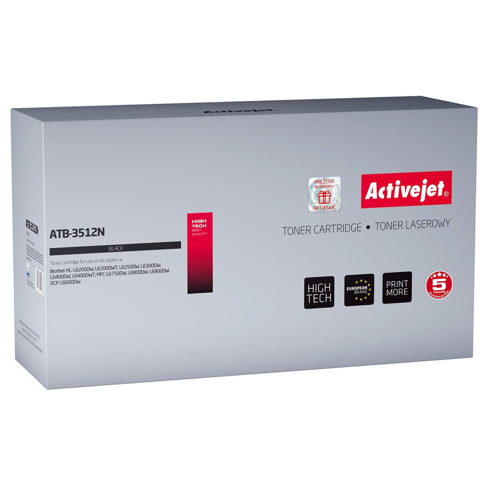Activejet ATB-3512N Toner Replacement TN-3512 Supreme 12000 Pages Black