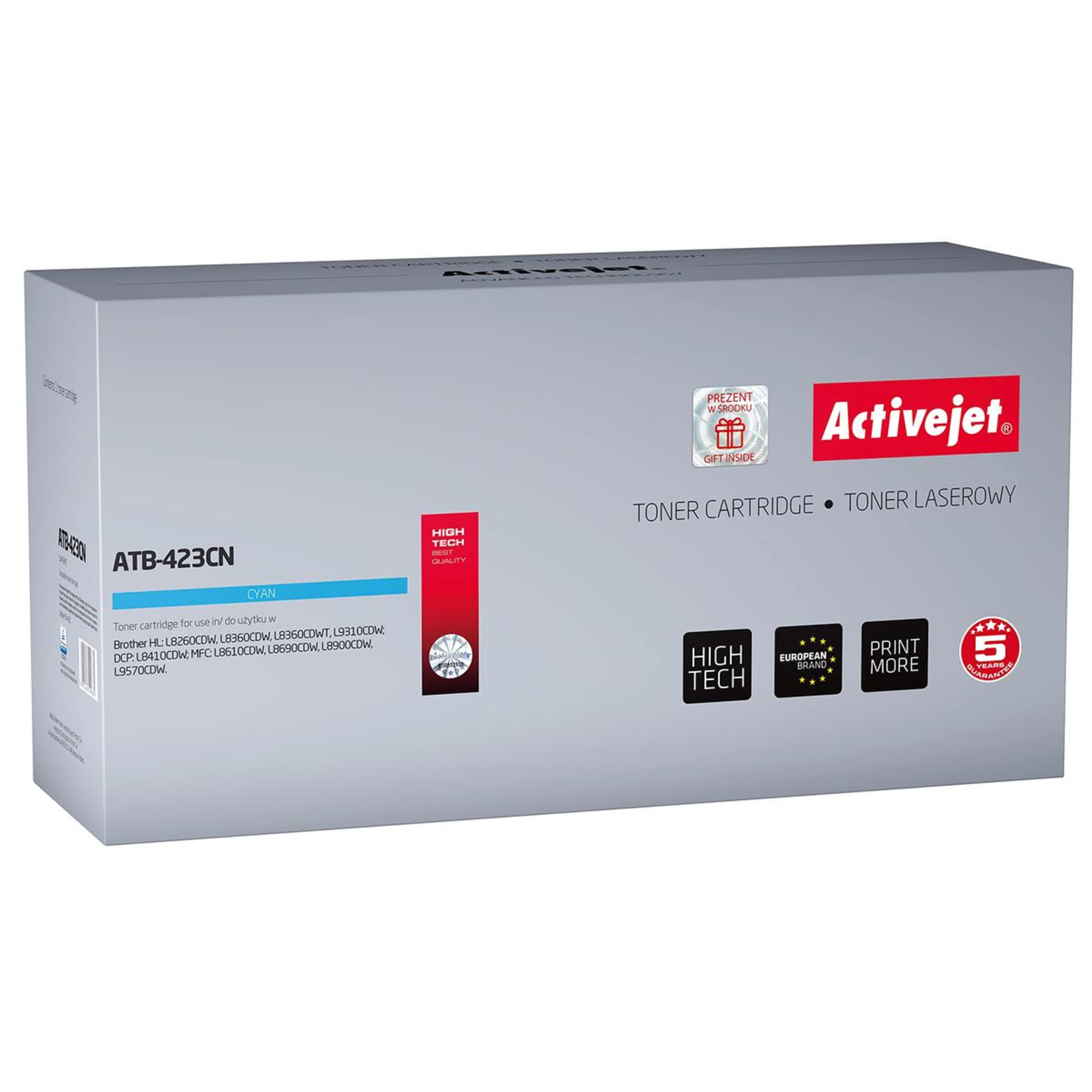 Activejet ATB-423CN Toner Replacement TN-423C Supreme 4000 Pages Blue