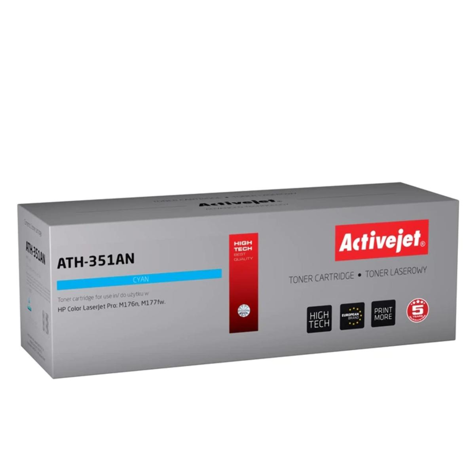 Activejet ATH-351AN Toner Replacement HP 205A CF351A Supreme 1100 Pages Blue