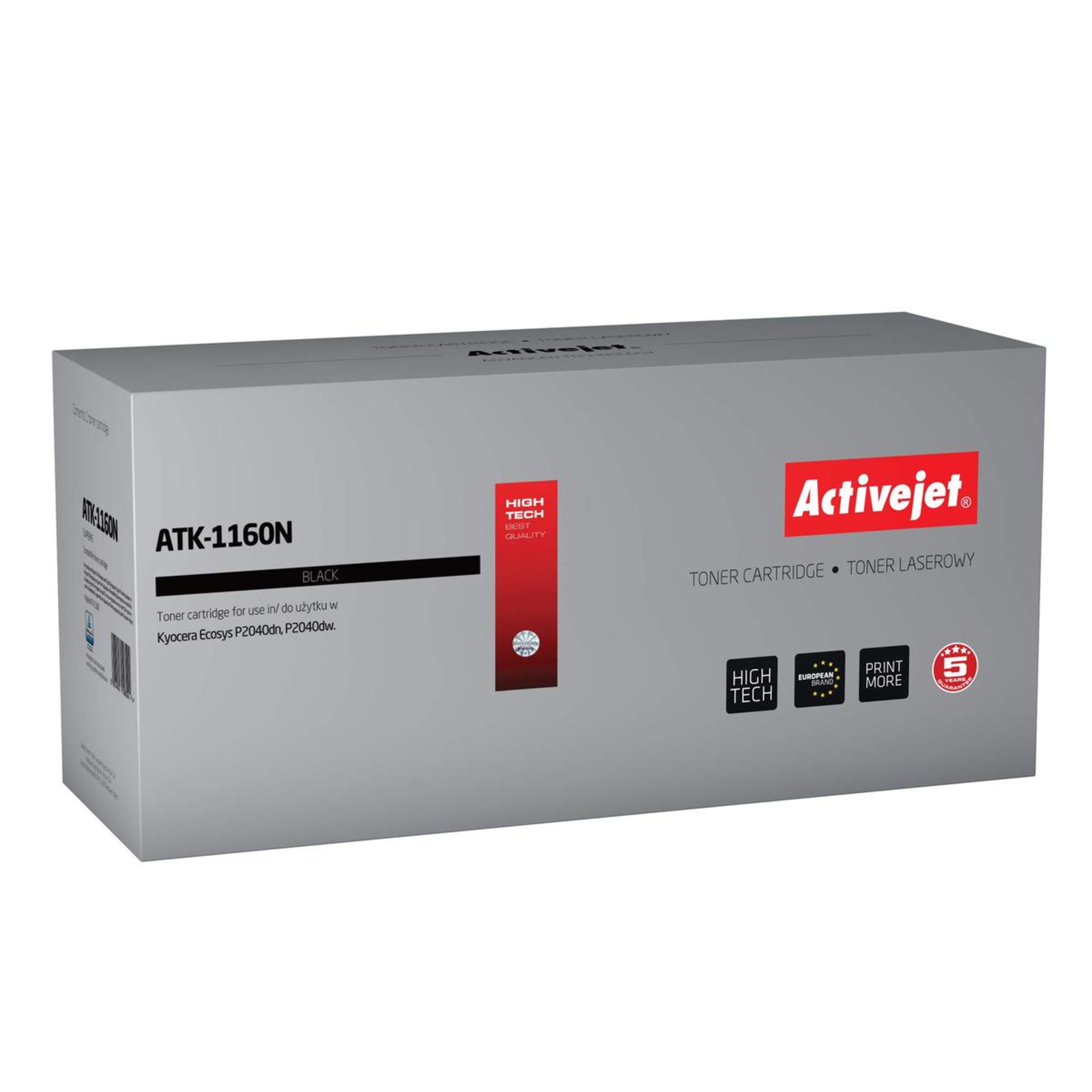 Activejet ATK-1160N Toner Kyocera TK-1160 Replacement Supreme 7200 Pages Black
