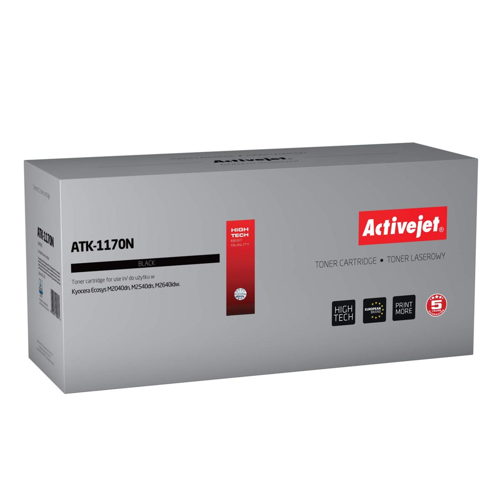 Activejet ATK-1170N Toner (Kyocera TK-1170 Replacement Supreme 7200 Pages Black)
