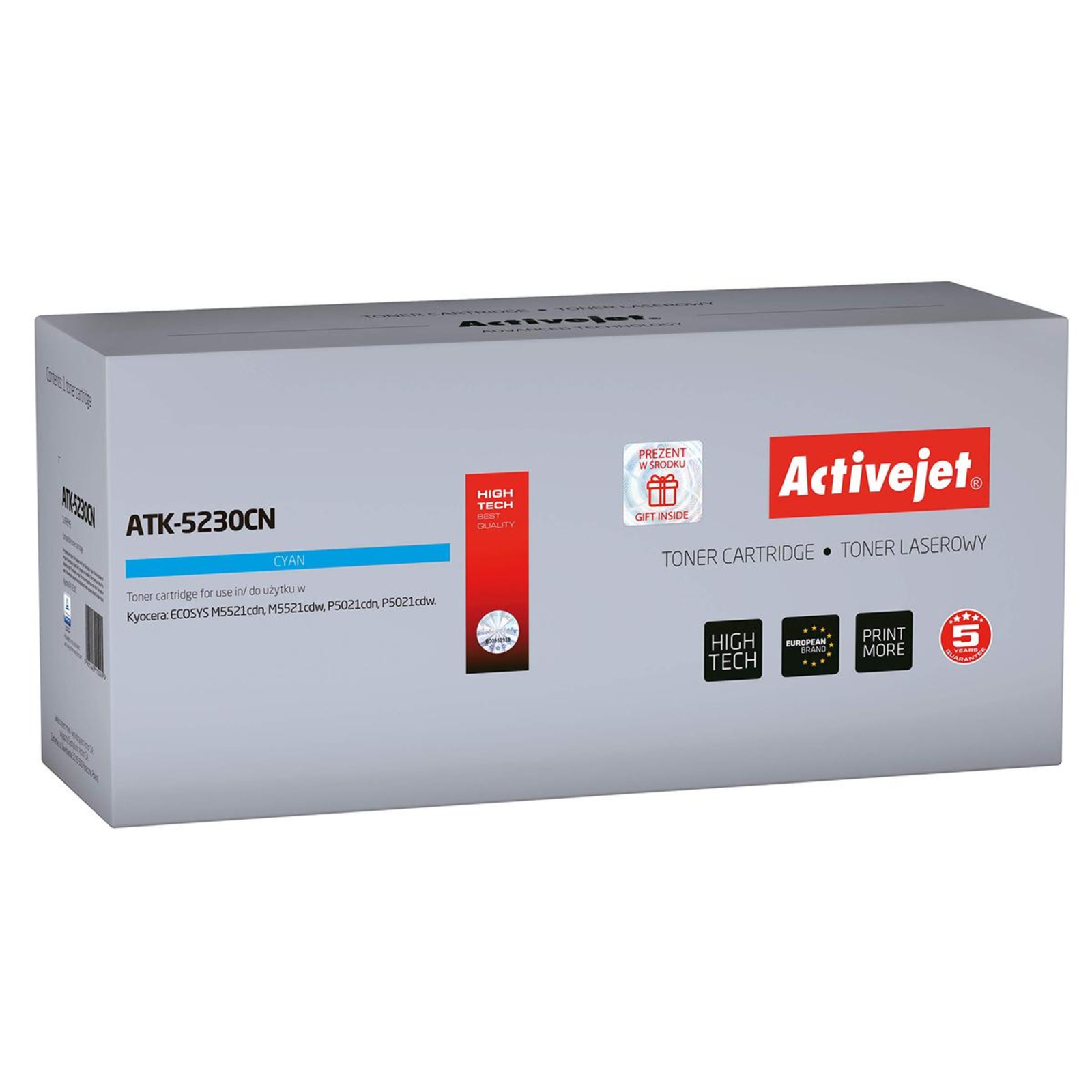 Activejet ATK-5230CN Toner Kyocera TK-5230C Replacement Supreme 2200 Pages Blue