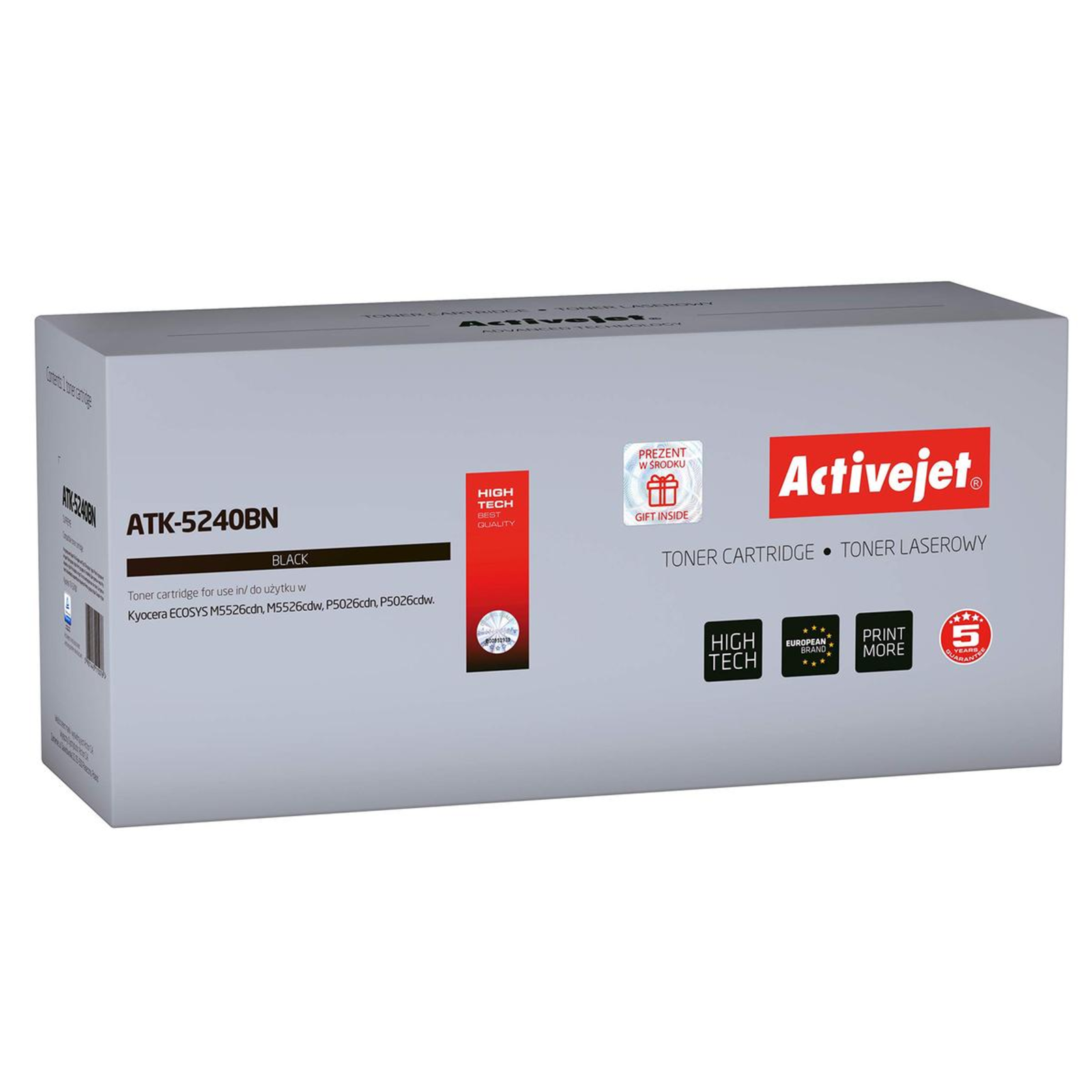 Activejet ATK-5240BN Toner Kyocera TK-5240K Replacement Supreme 4000 Pages Black