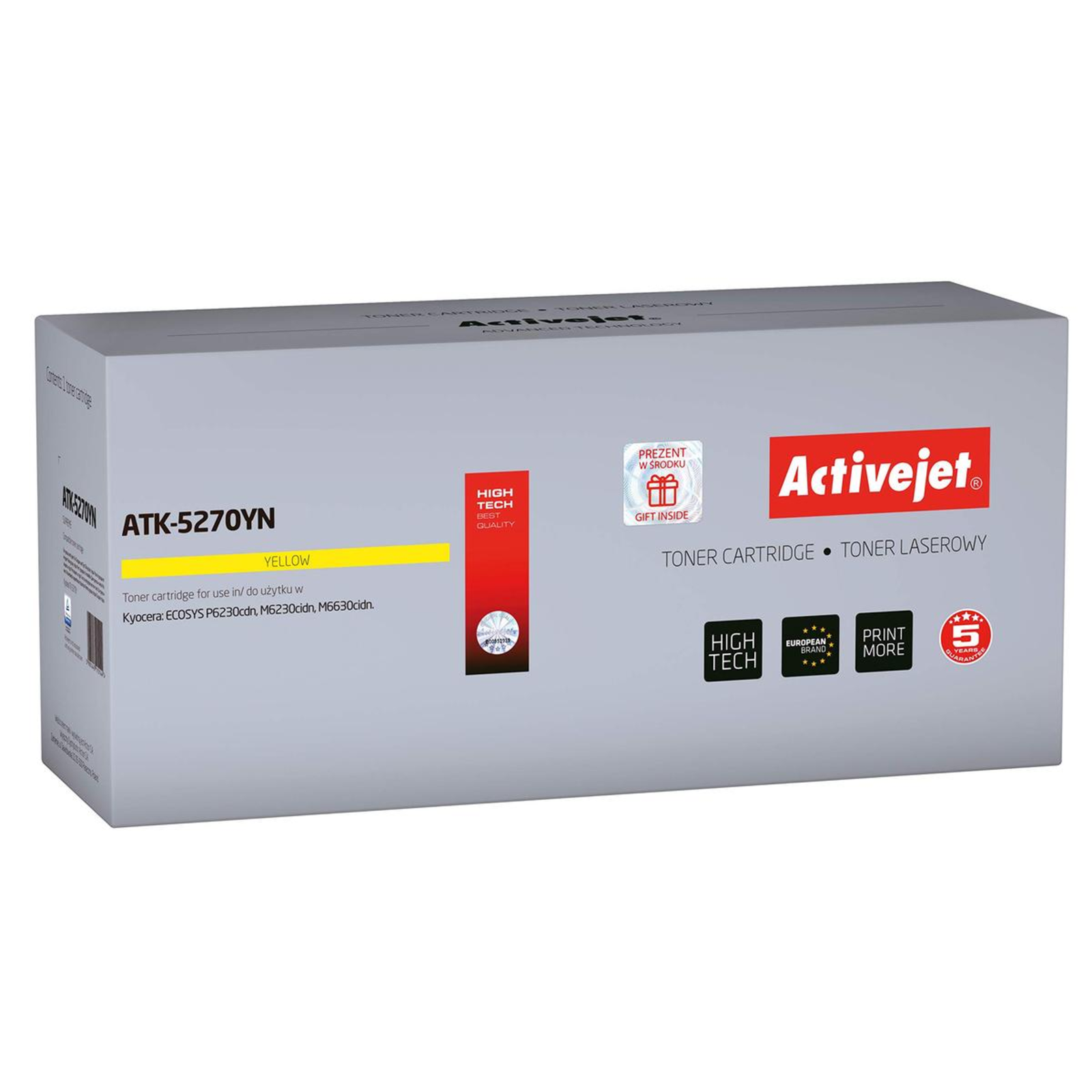Activejet ATK-5270YN Toner Kyocera TK-5270Y Replacement Supreme 6000 Pages