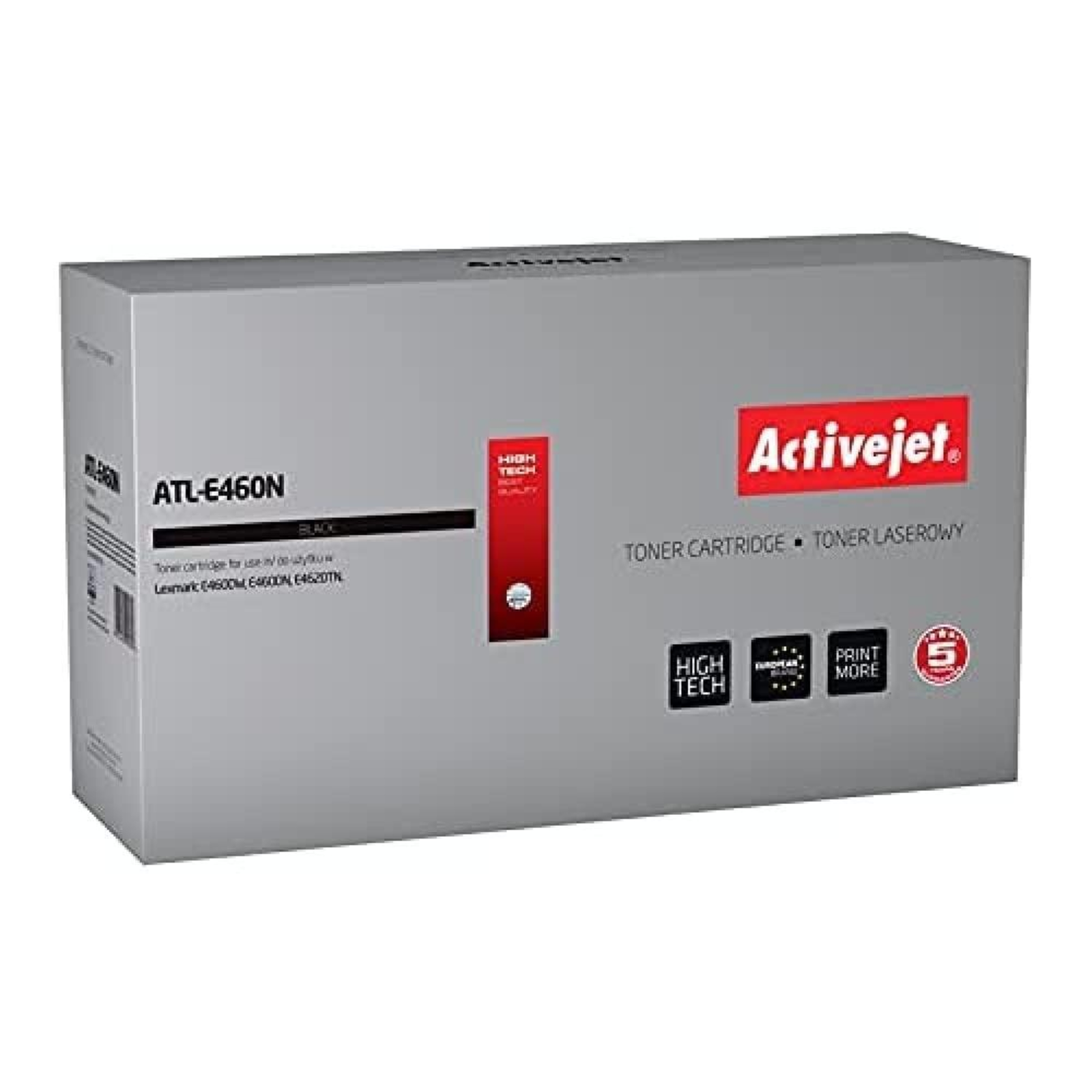 Activejet ATL-E460N Toner (Replacement Lexmark E460X21E Supreme 15000 Pages Black)