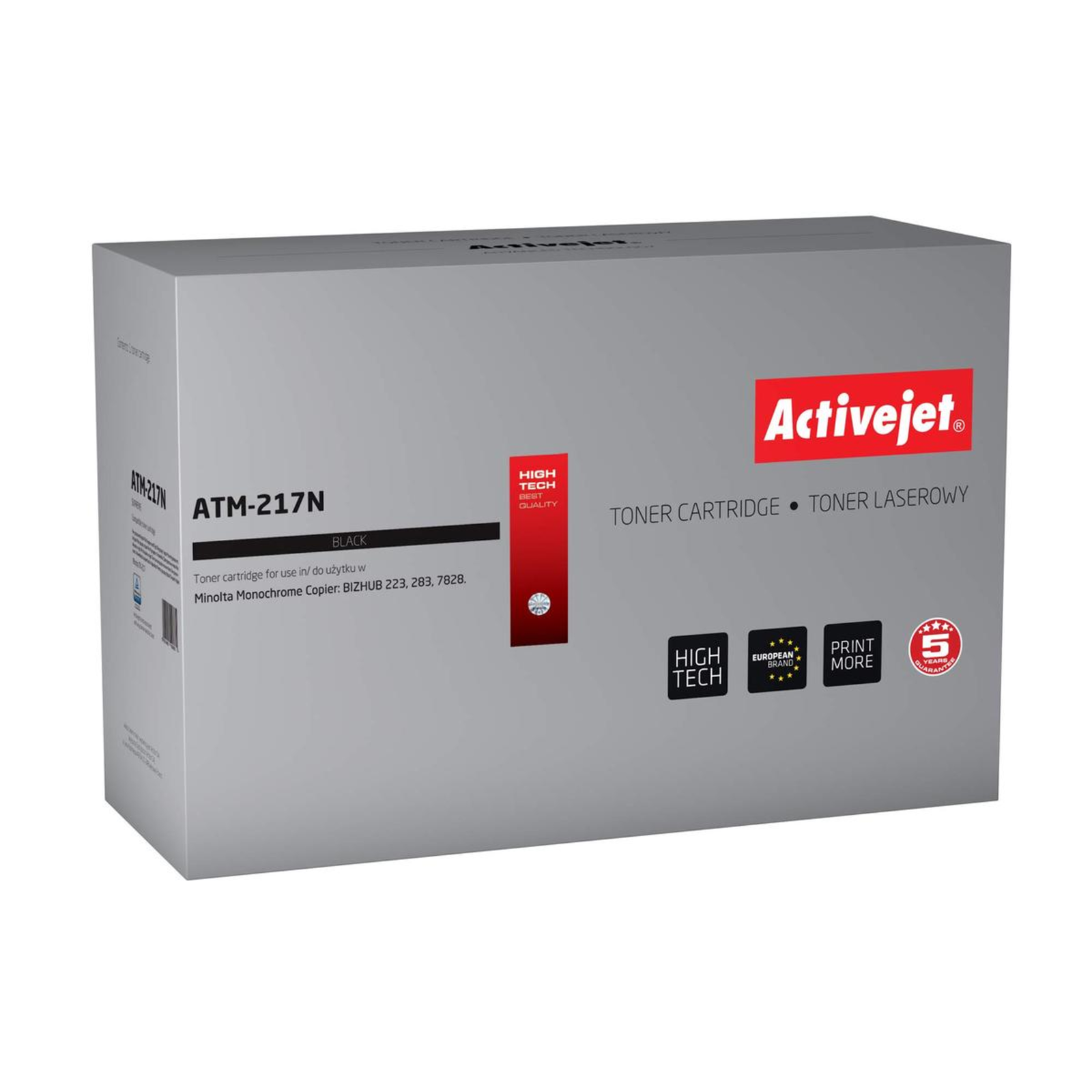 Activejet ATM-217N Toner Replacement Konica Minolta A202051 Supreme 17500 Pages Black