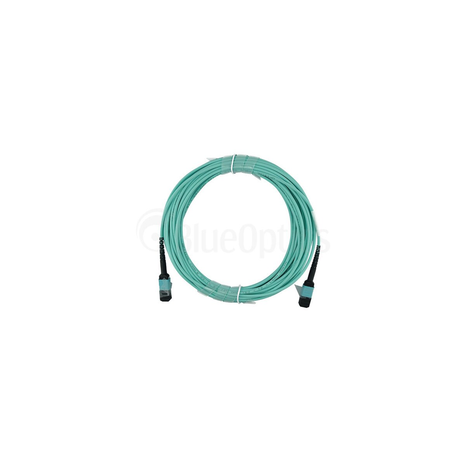 BlueOptics Allied Telesis AT-MTP12-1 Compatible MTP-MTP Multimode OM3 Patch Cable 1m