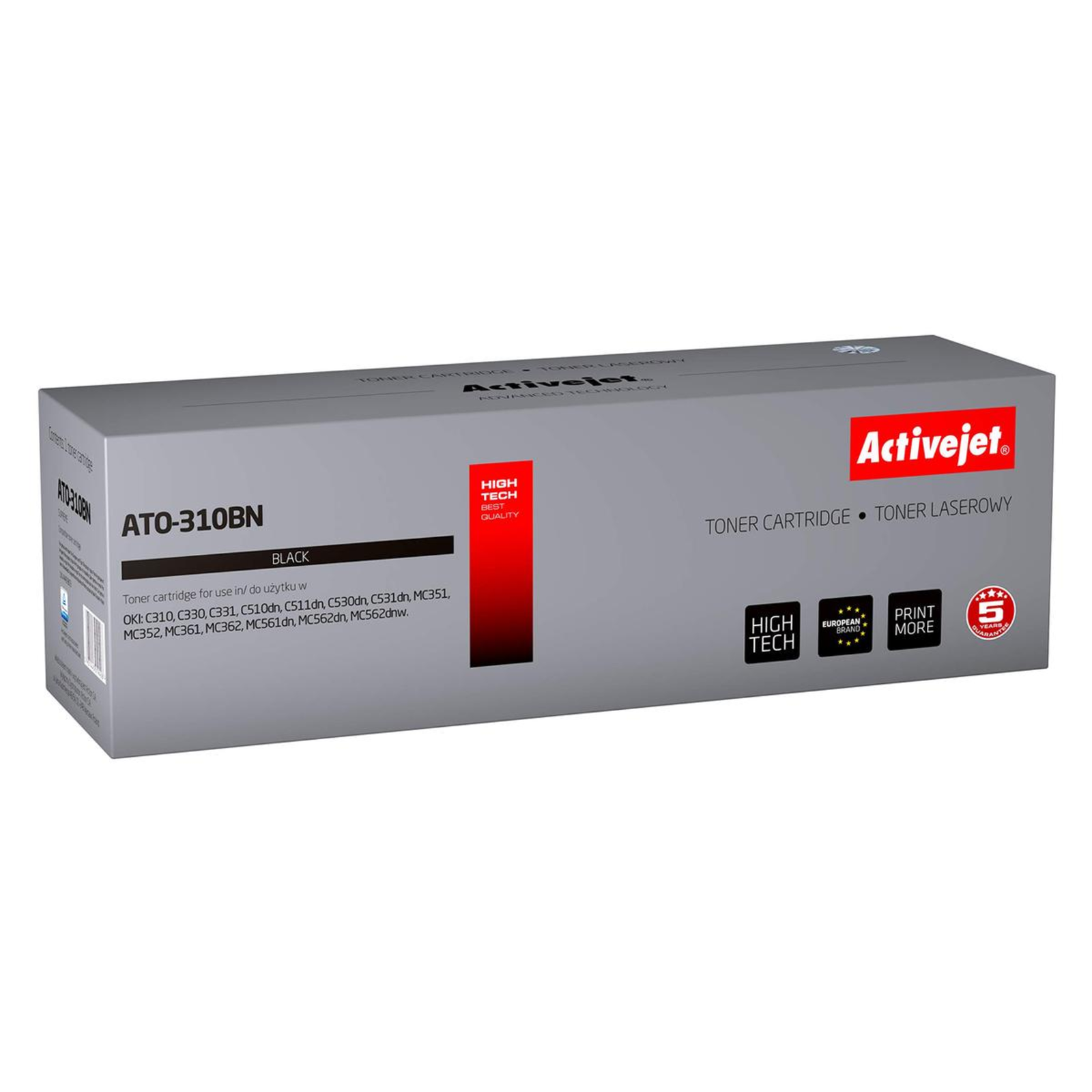 Activejet ATO-310BN Toner Replacement OKI 44469803 Supreme 3500 Pages Black