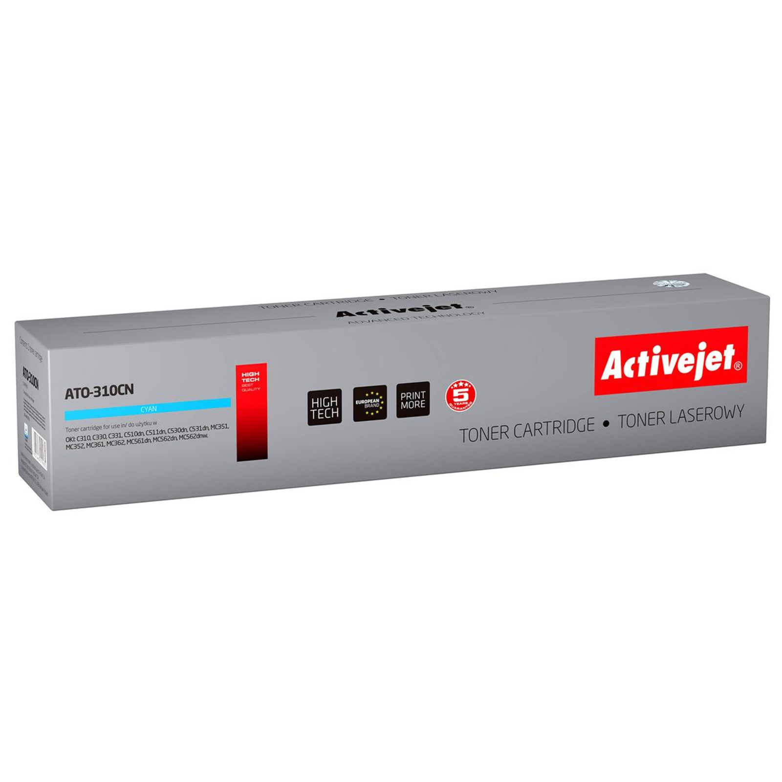 Activejet ATO-310CN Toner Replacement OKI 44469706 Supreme 2000 Pages Blue