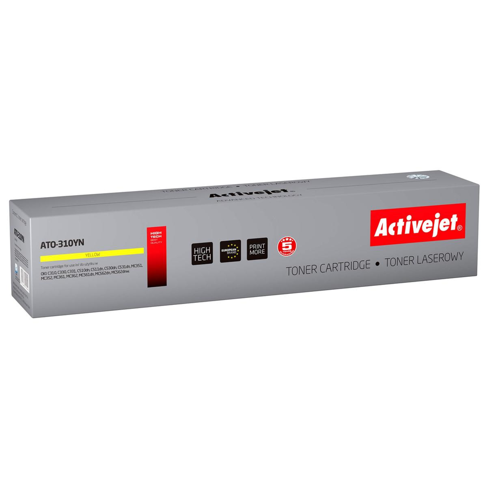 Activejet ATO-310YN Toner Replacement OKI 44469704 Supreme 2000 Pages