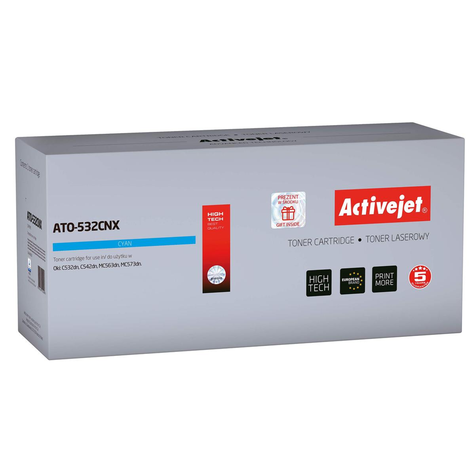 Activejet ATO-532CNX Toner Replacement OKI 46490607 Supreme 6000 Pages Blue