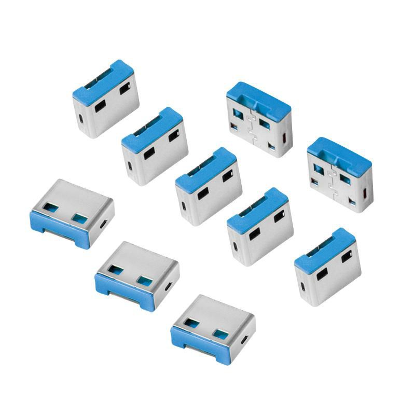 Logilink USB-A Port Lock 10x Locks