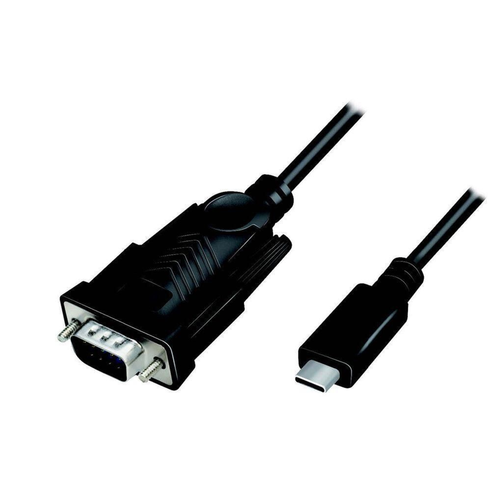 LogiLink Serial Adapter (1x USB 2.0 Plug C 1x D-SUB Plug 9-pin) 1.2 M Black