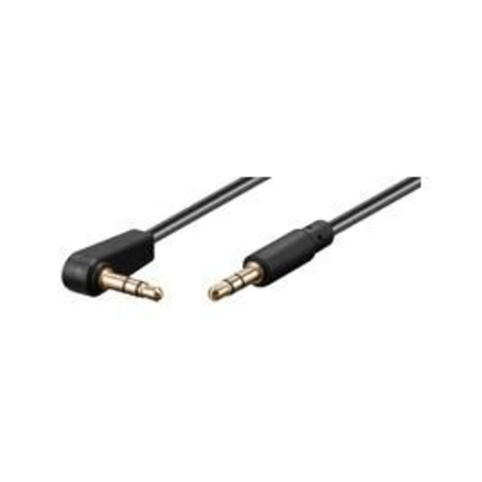 Microconnect AUDLL1A audio cable 1 m 3.5mm Black