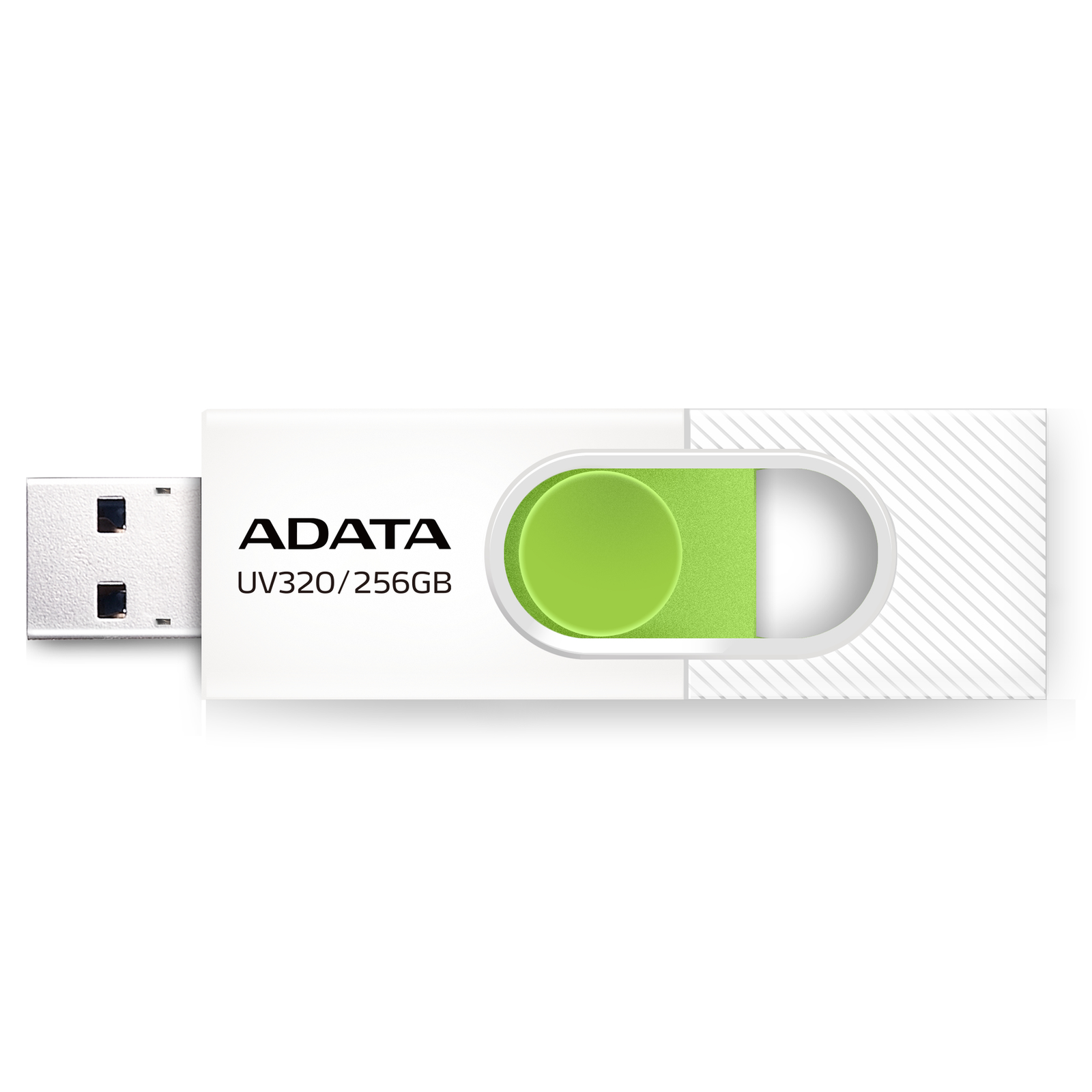 ADATA Flash Drive 256GB UV320 USB 3.2 White-green