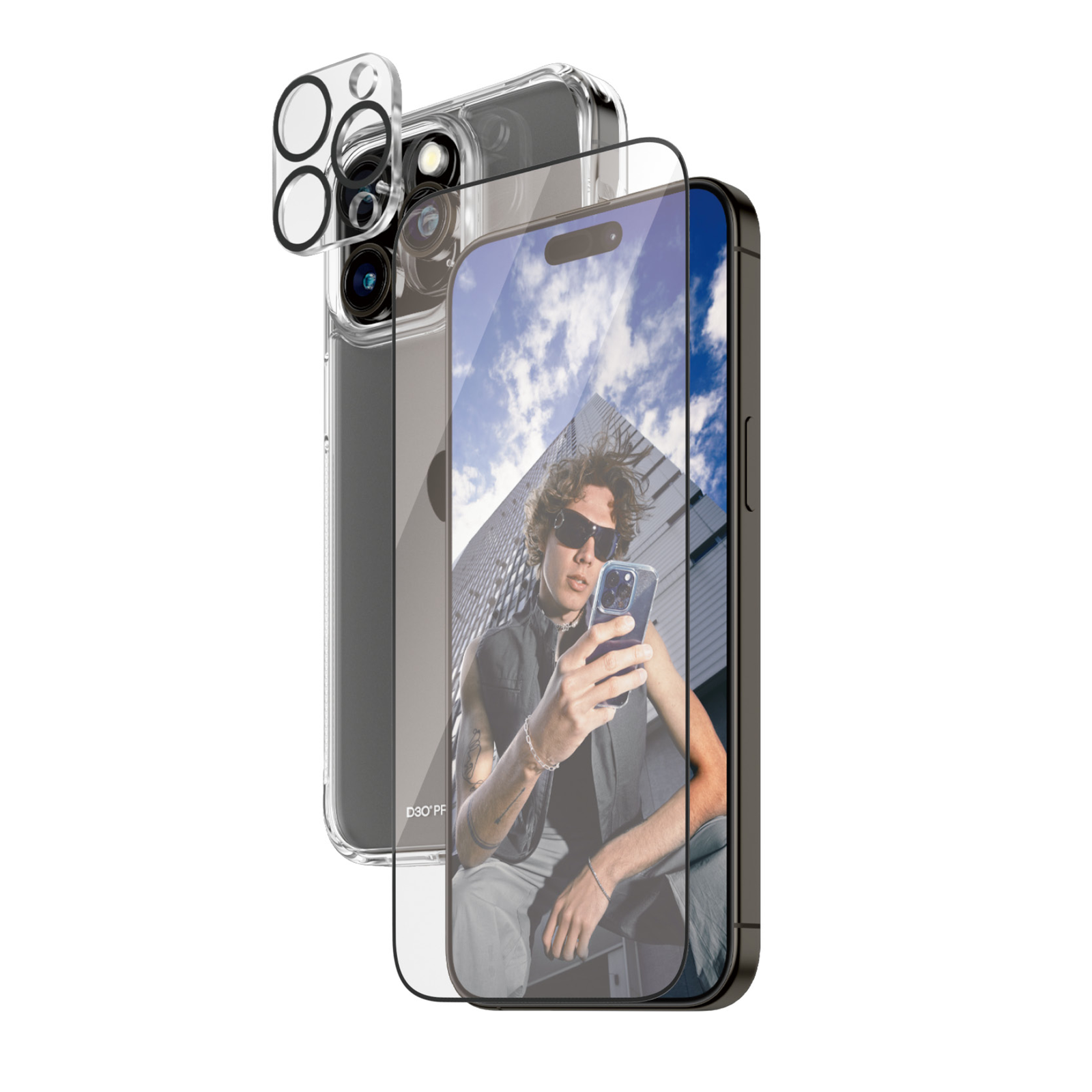PanzerGlass Monitor Lens Back Predector Set IPhone 15 Pro Max
