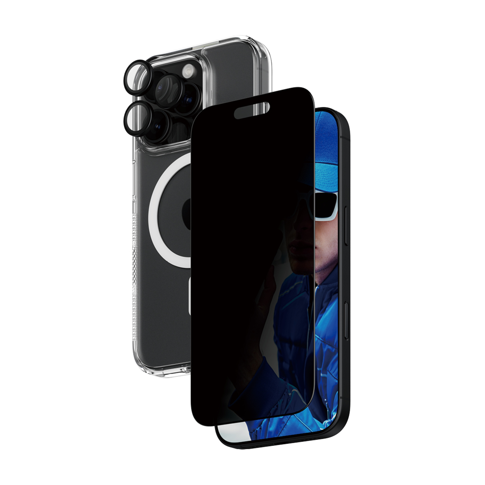 PanzerGlass 3-in-1 Privacy Predection Set for IPhone 16 Pro