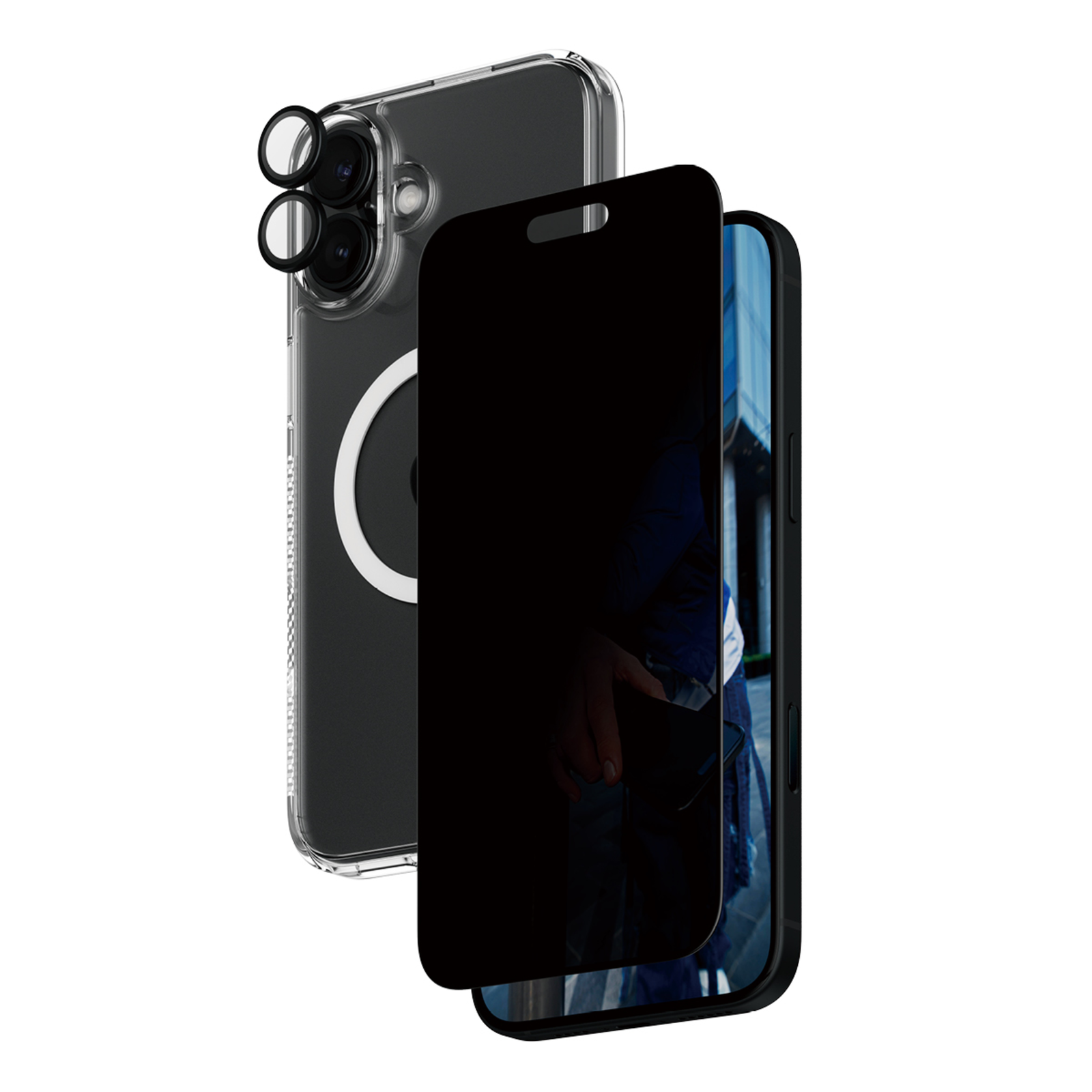 PanzerGlass 3-in-1 Privacy Predection Set for IPhone 16 Plus