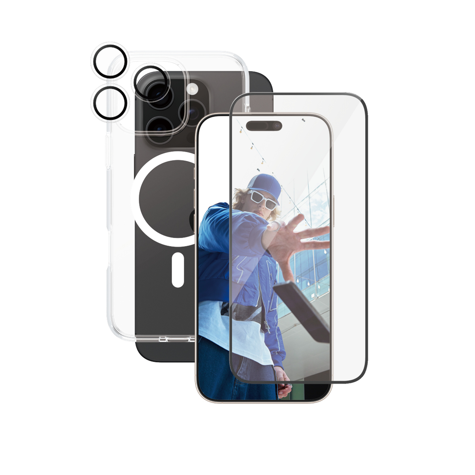PanzerGlass CARE by Predective Cover transparent Apple IPhone 16 Pro Max