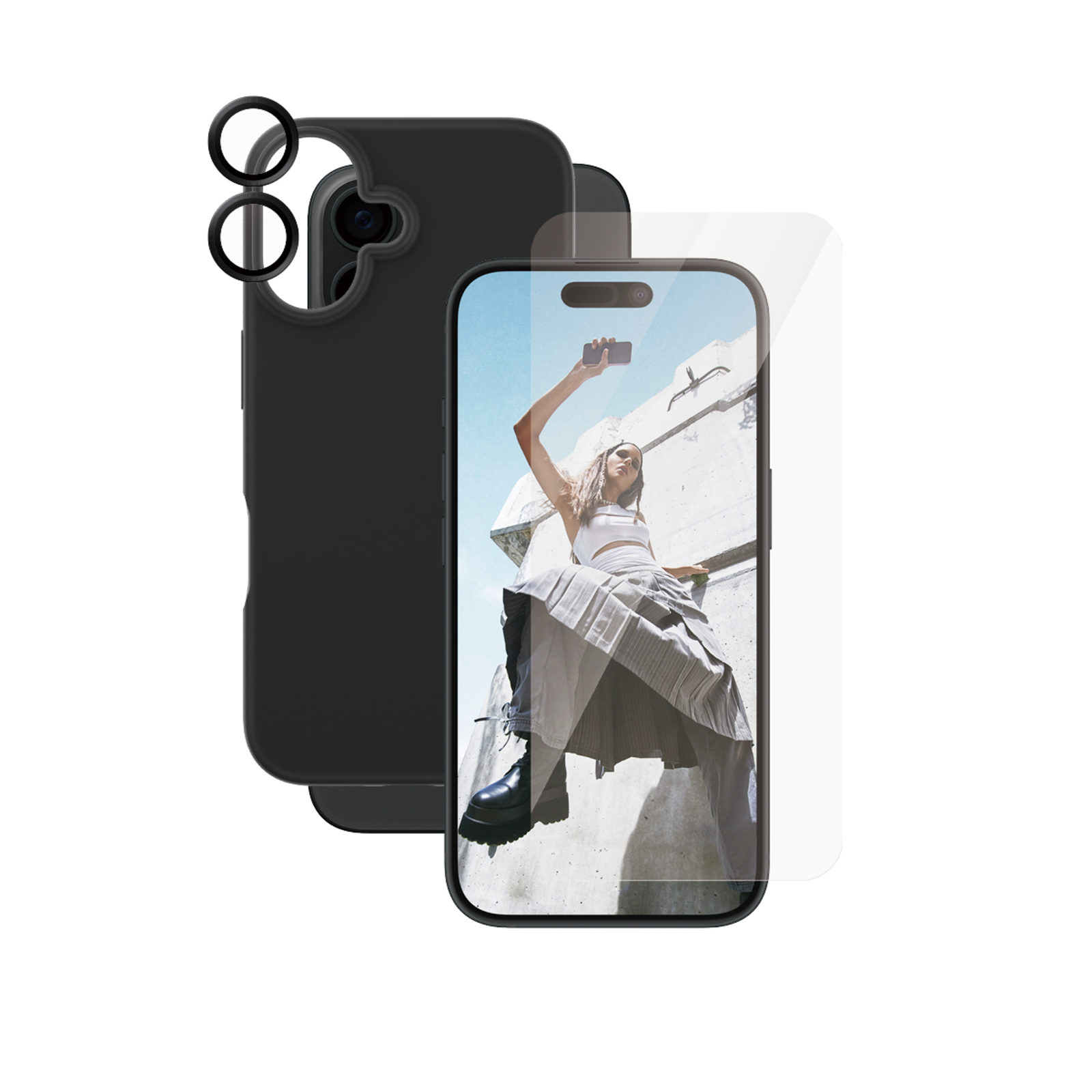 PanzerGlass CARE by Fashion 3-in-1 Predection Set for IPhone 16