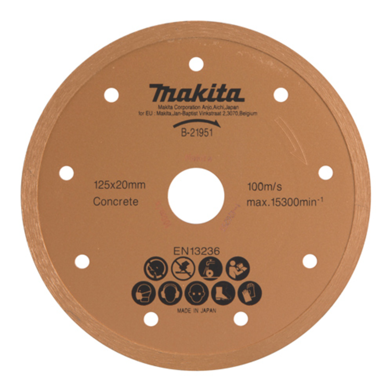 Makita Diamond Cup Wheel for Concrete Bricks