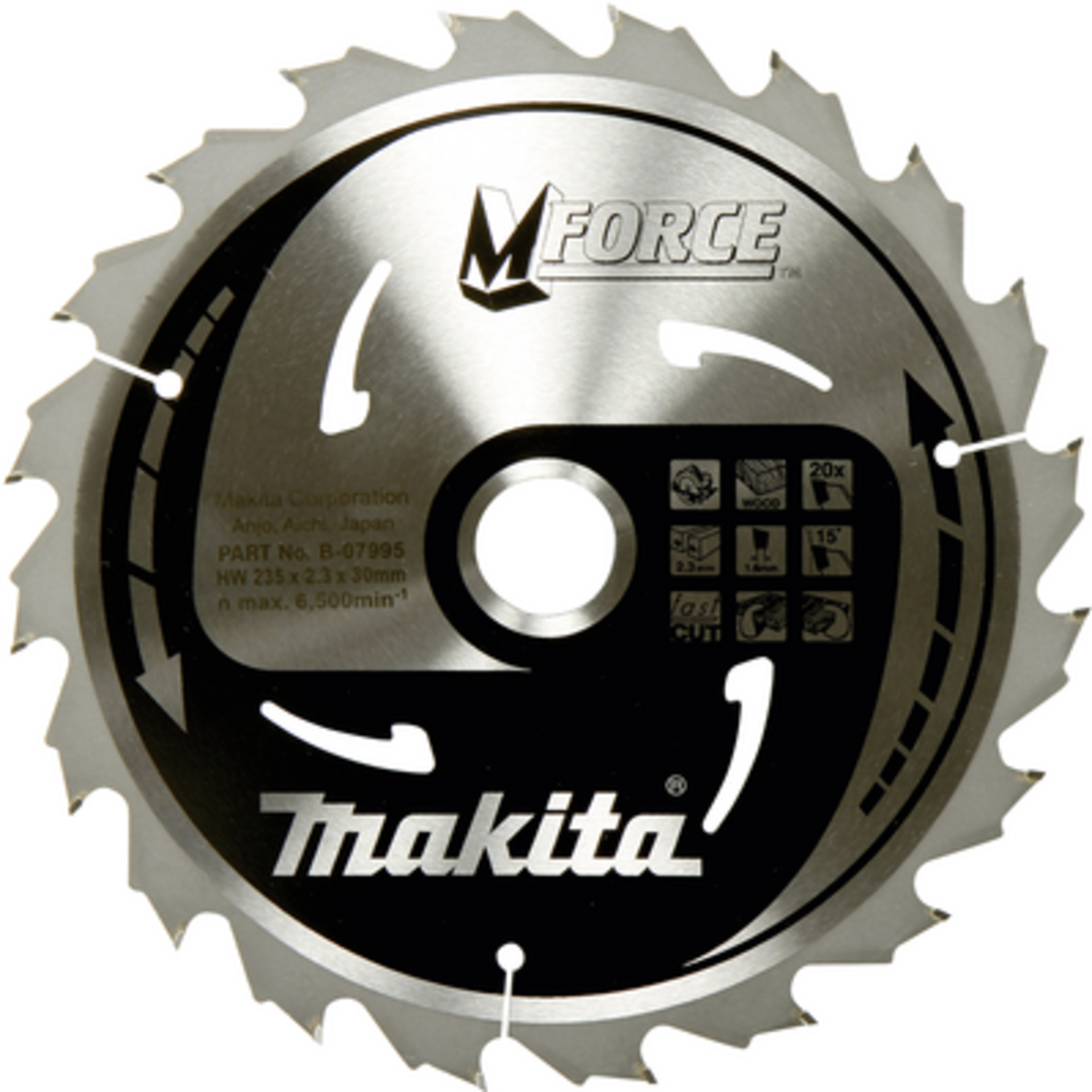 Makita B-32007 M-FORCE Saw Blade 165x20x24Z