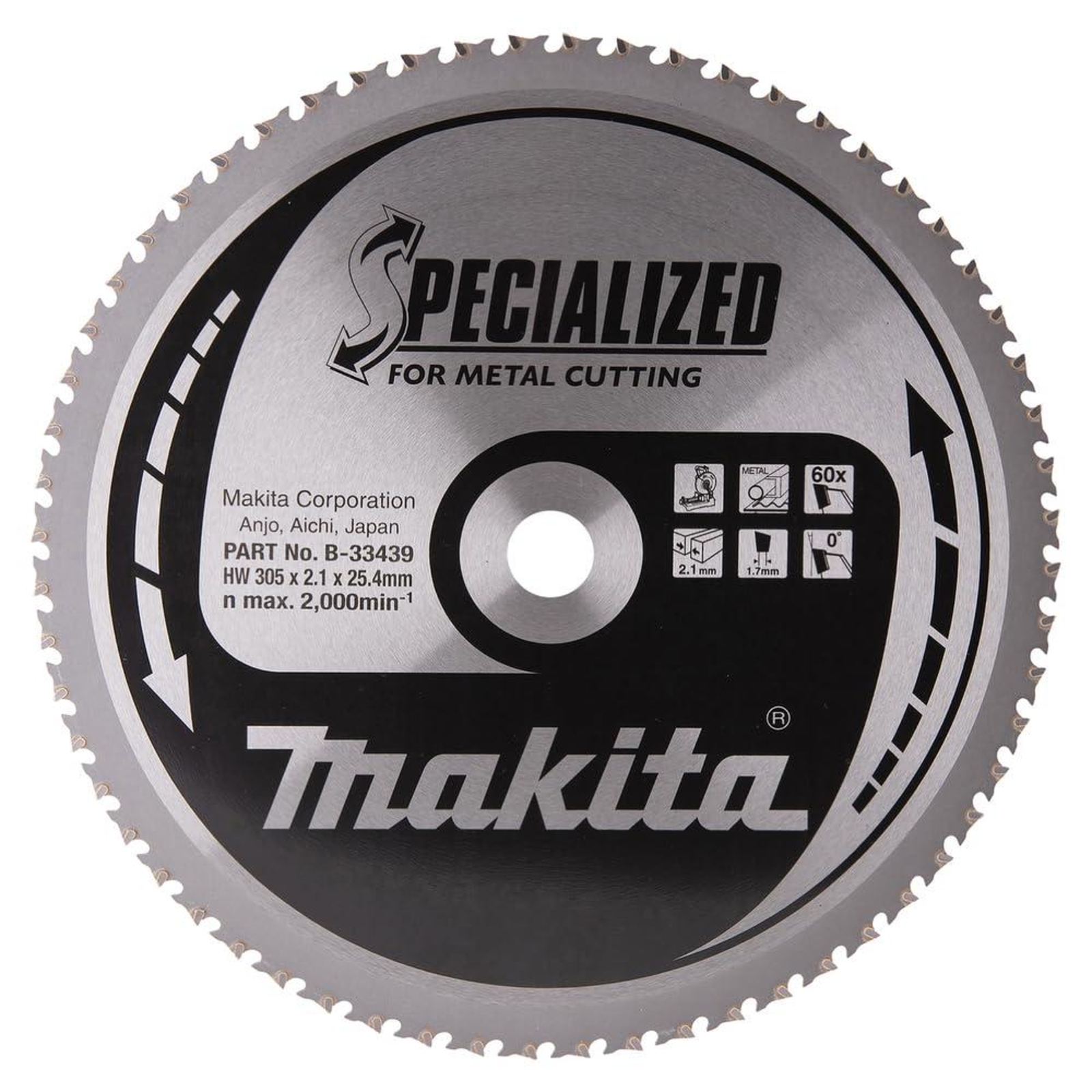 Makita Specialized Circular Saw Blade for Metal