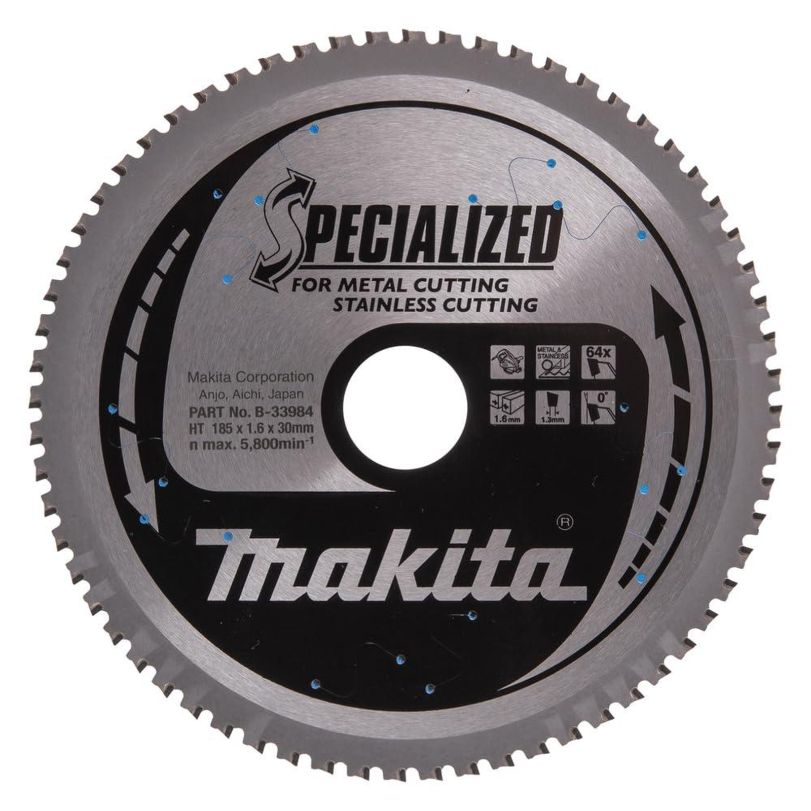 Makita Specialized Circular Saw Blade for Metal Stainless Steel