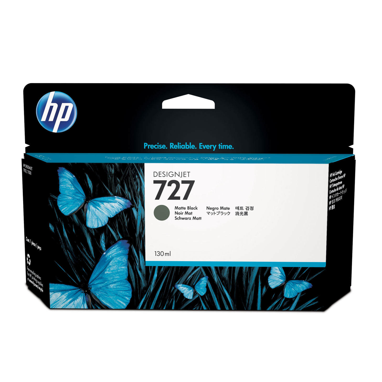 HPI 727 matte Black Ink Cartridge 130ml