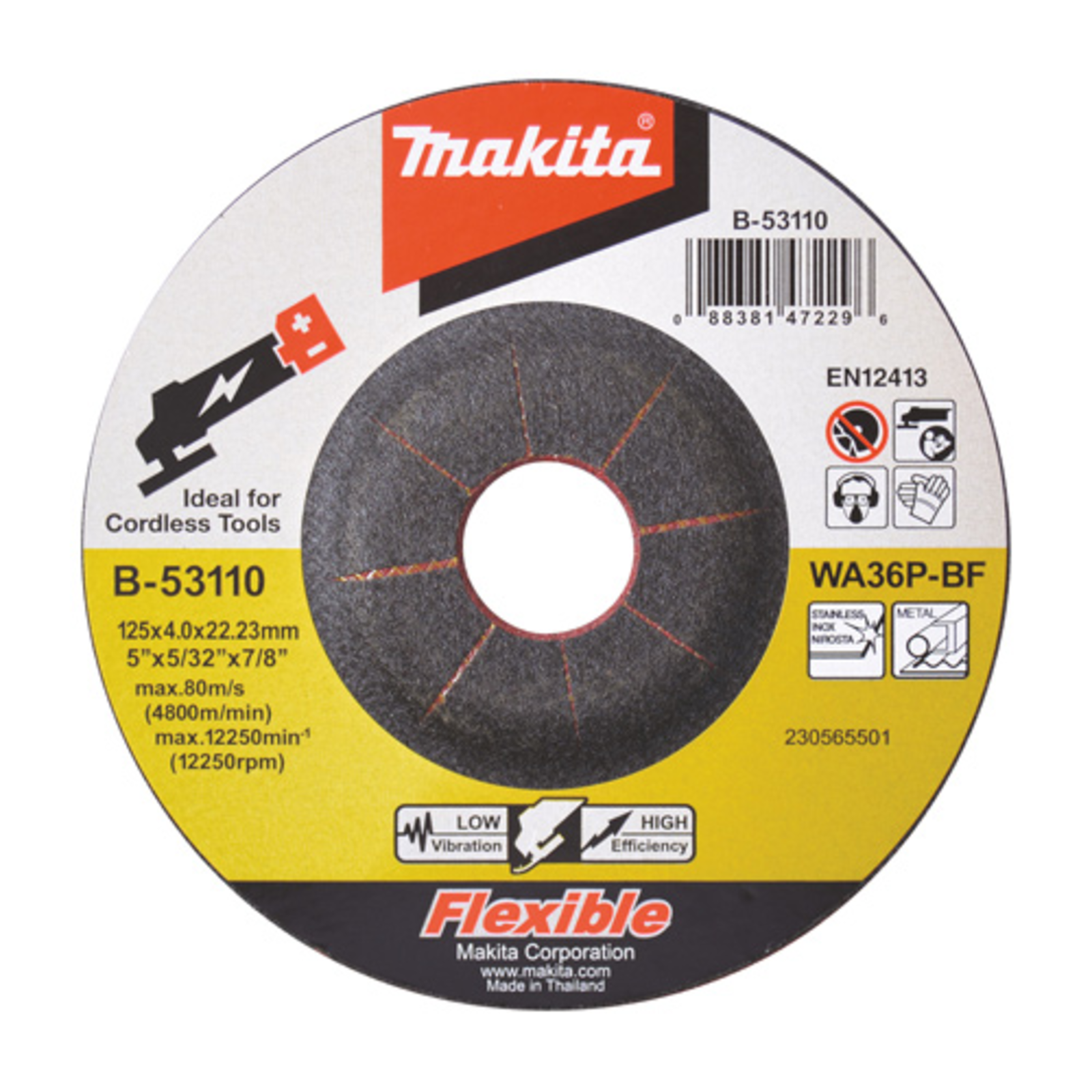 Makita Grinding Disc for Metal Stainless Steel