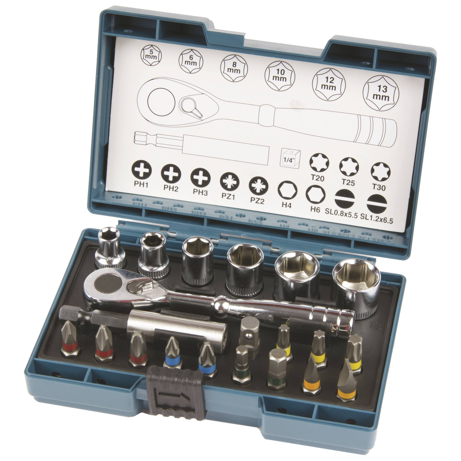 Makita B-54081 Ratchet + Bit Set