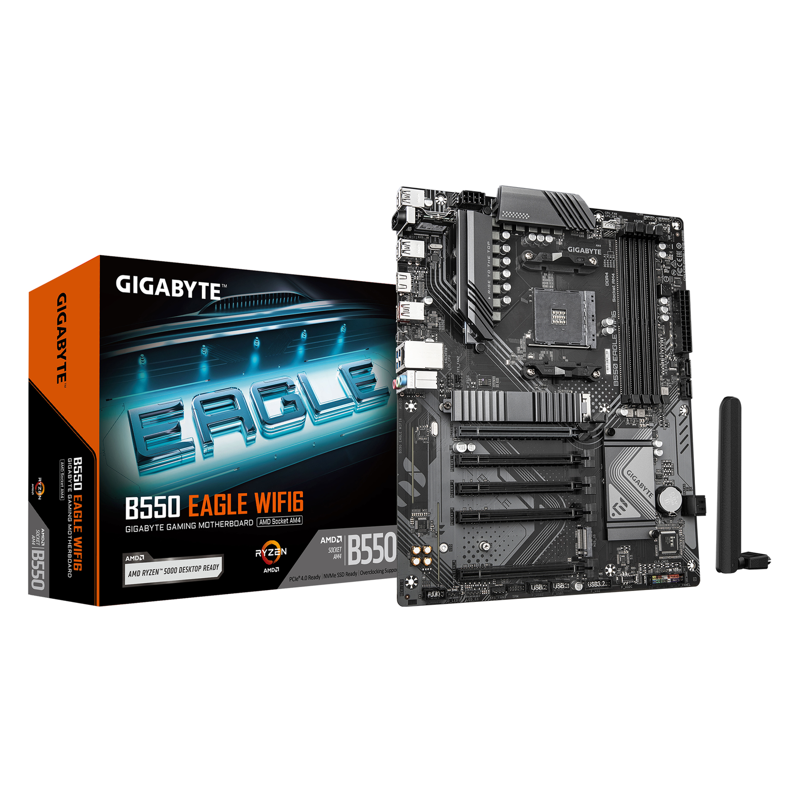 GIGABYTE B550 EAGLE WIFI6 (B550,AM4,ATX,DDR4) AMD Socket AM4 (Ryzen) ATX (B550 EAGLE WIFI6)