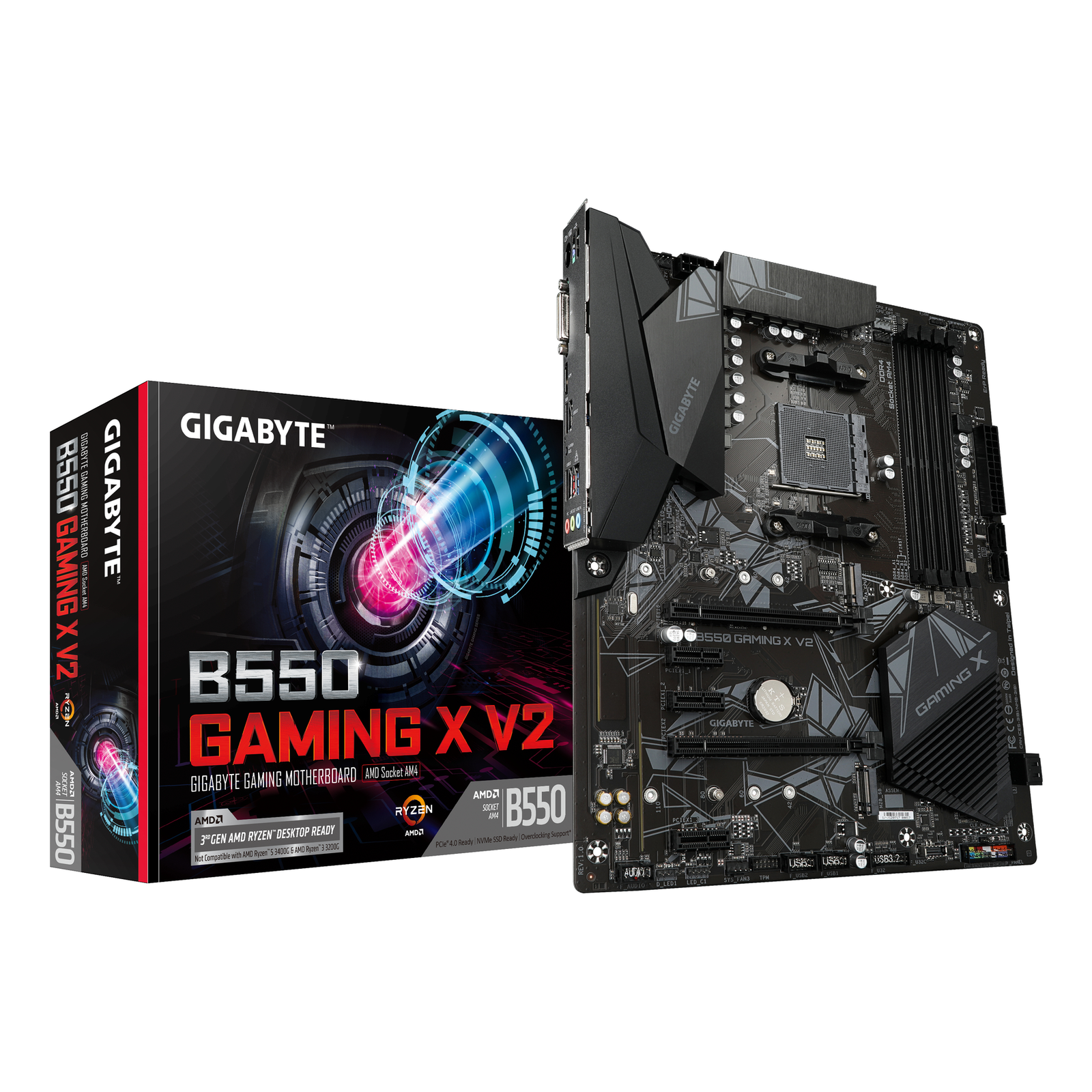 GIGABYTE B550 GAMING X V2 motherboard socket AM4