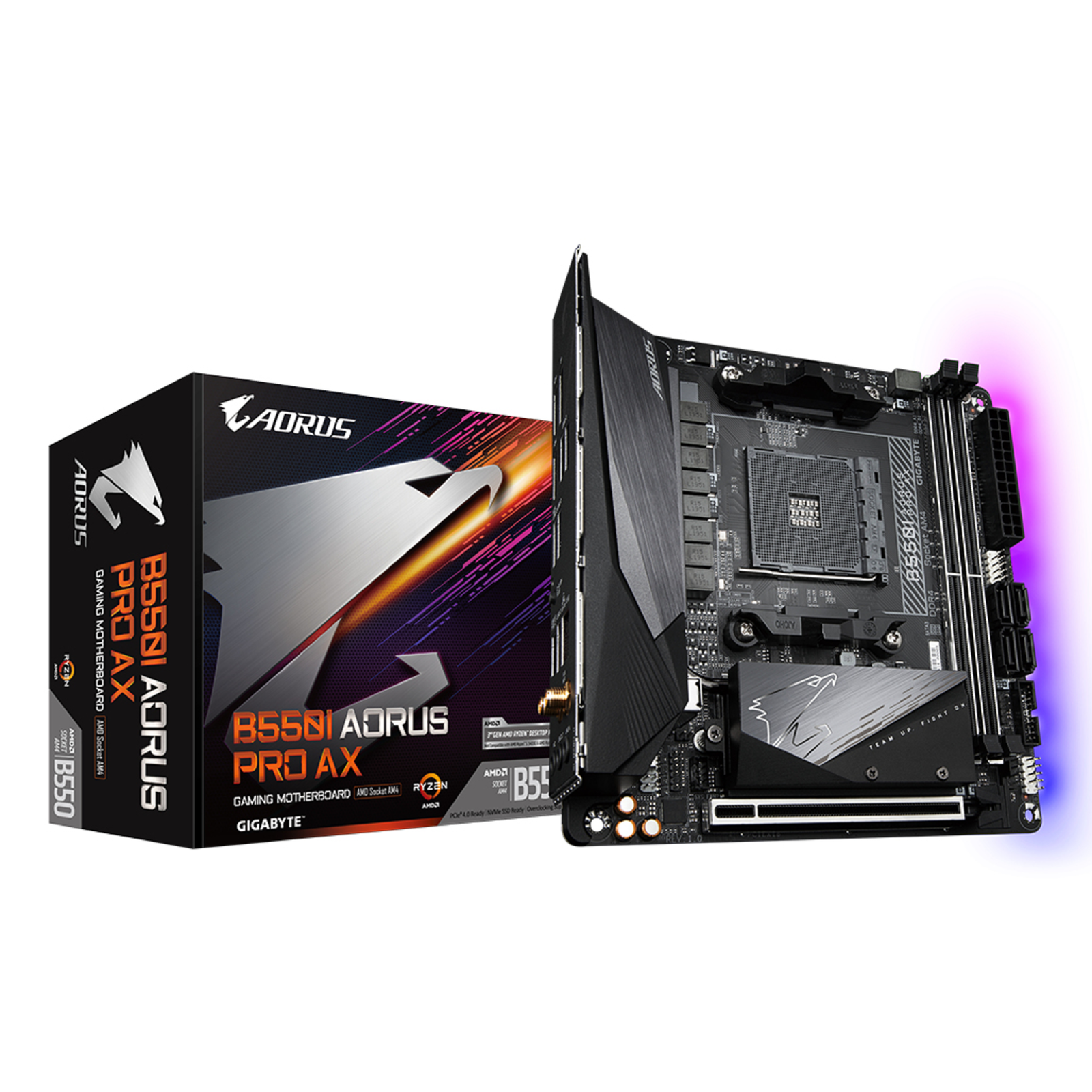 GIGABYTE B550I AORUS Pro AX B550,AM4,mITX,DDR4