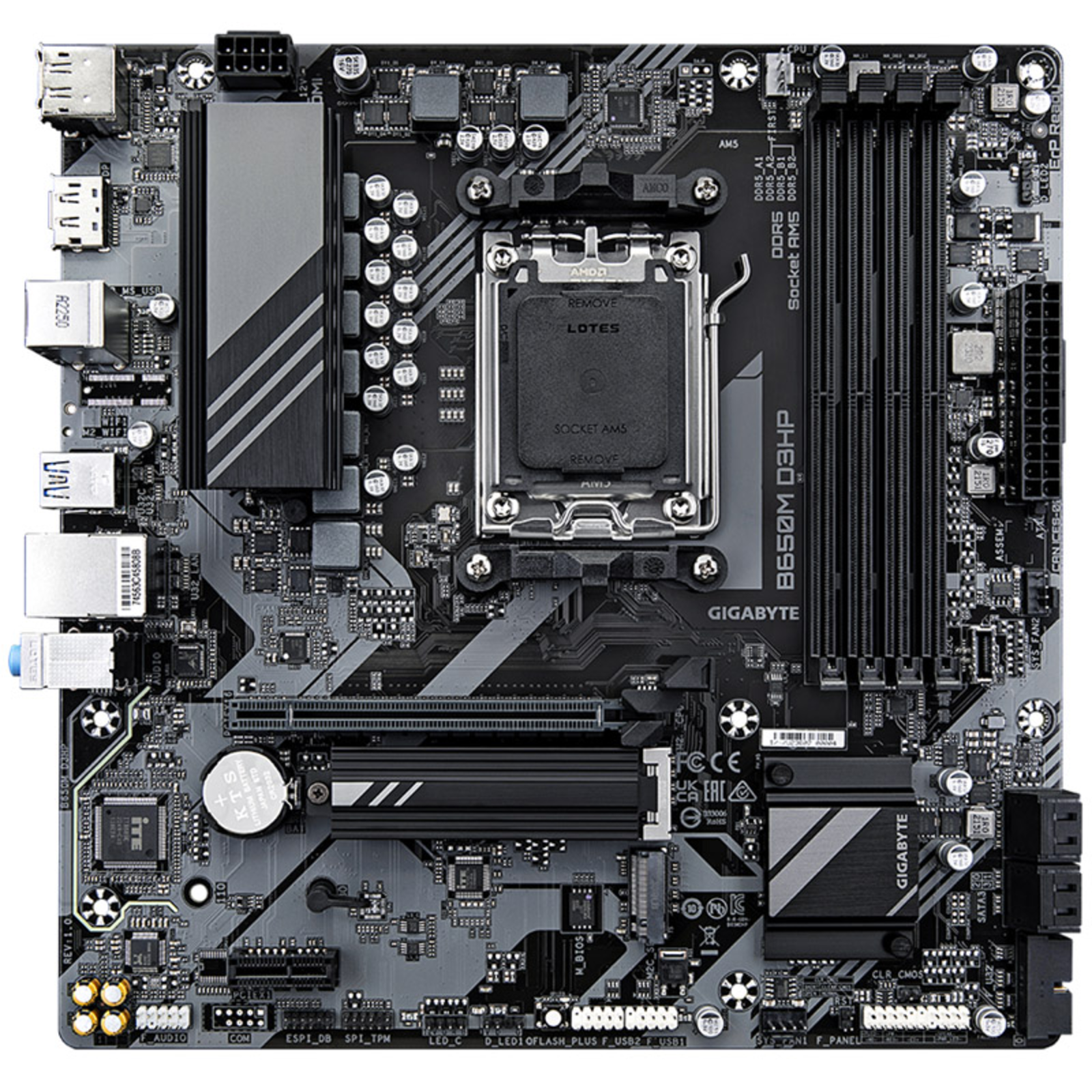 GIGABYTE B650M D3Micro-ATX Socket AM5 AMD B650
