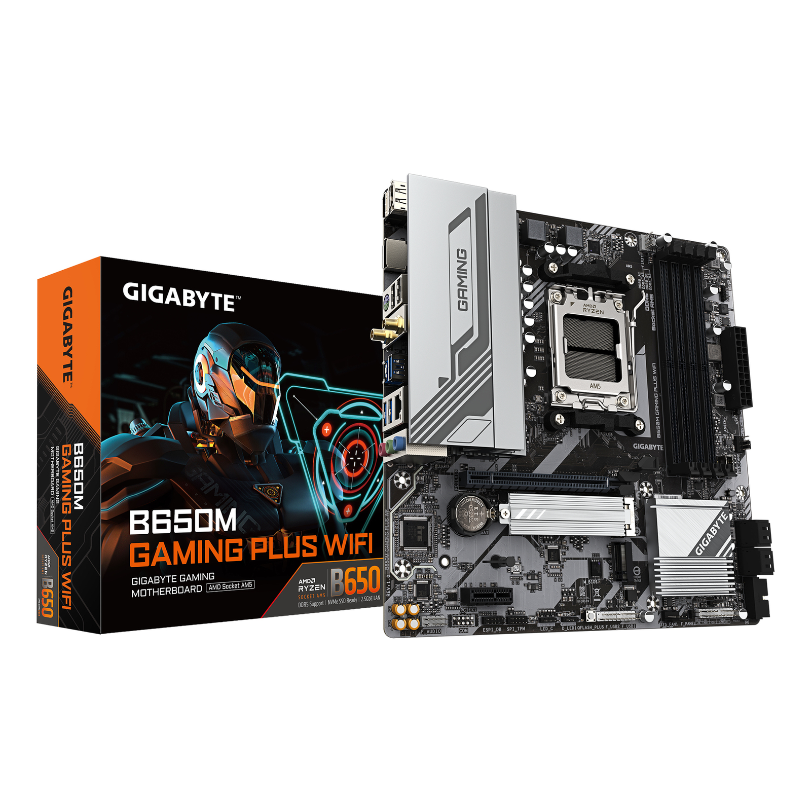 GIGABYTE B650M Gaming Plus WF B650 AM5 MATX DDR5 AMD Socket AM5 (Ryzen Zen4) Micro/Mi
