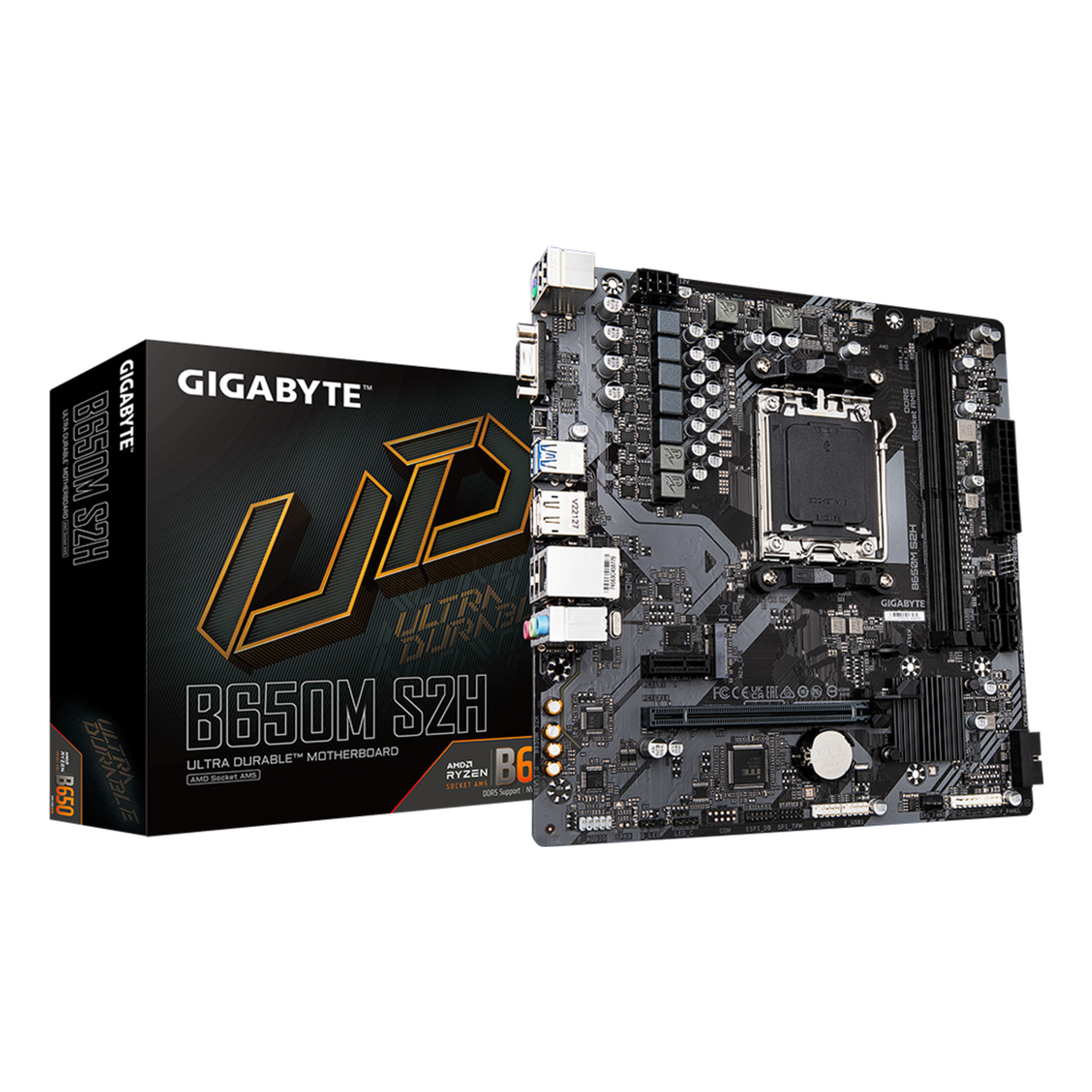GIGABYTE B650M S2H B650,AM5,mATX,DDR5