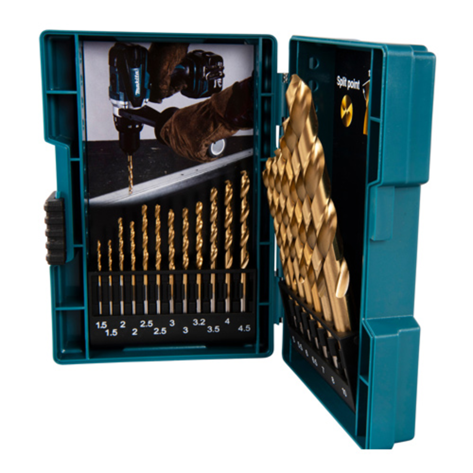 Makita Drill Bit Set for Metal 19 Pieces