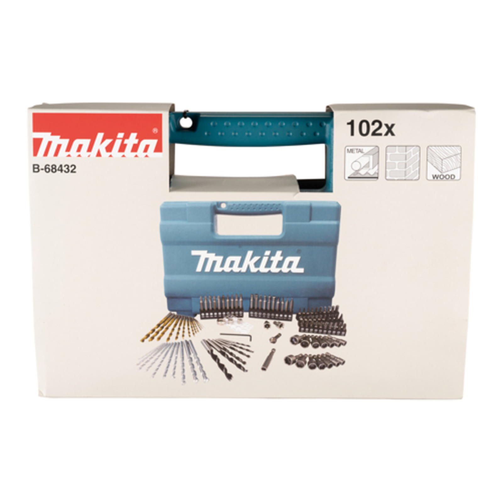 Makita Drill Bit Set B-68432 102 Pieces