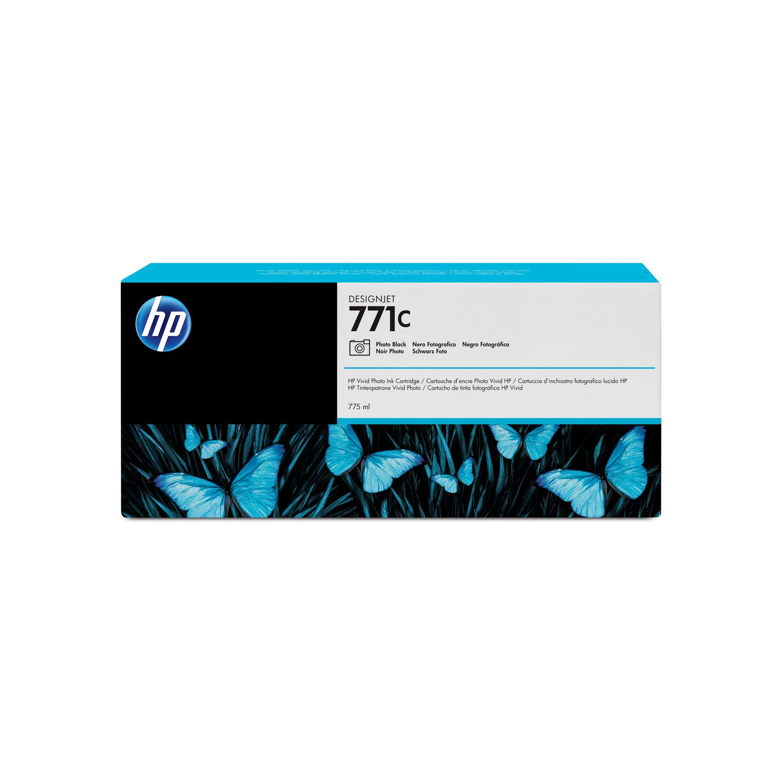 HPI 771C Photo Black DesignJet Printer Cartridge 775 Ml