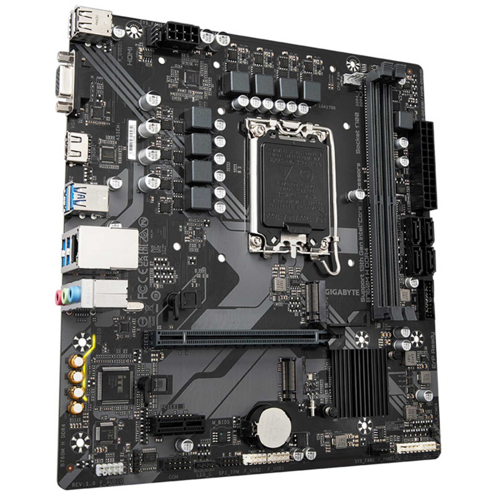 GIGABYTE B760M H DDR4 1.0 Motherboard Micro ATX LGA1700-Socke