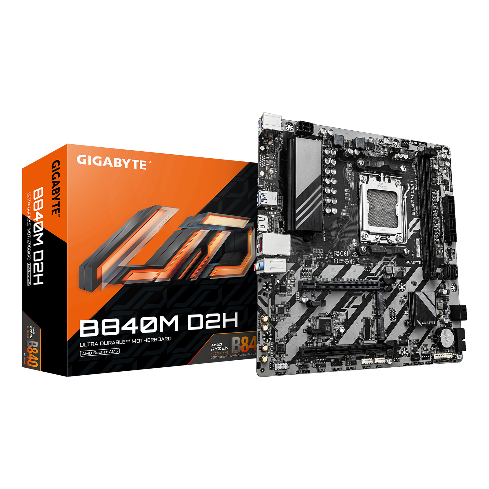 Gigabyte B840M D2H Micro ATX Socket AM5 AMD B840