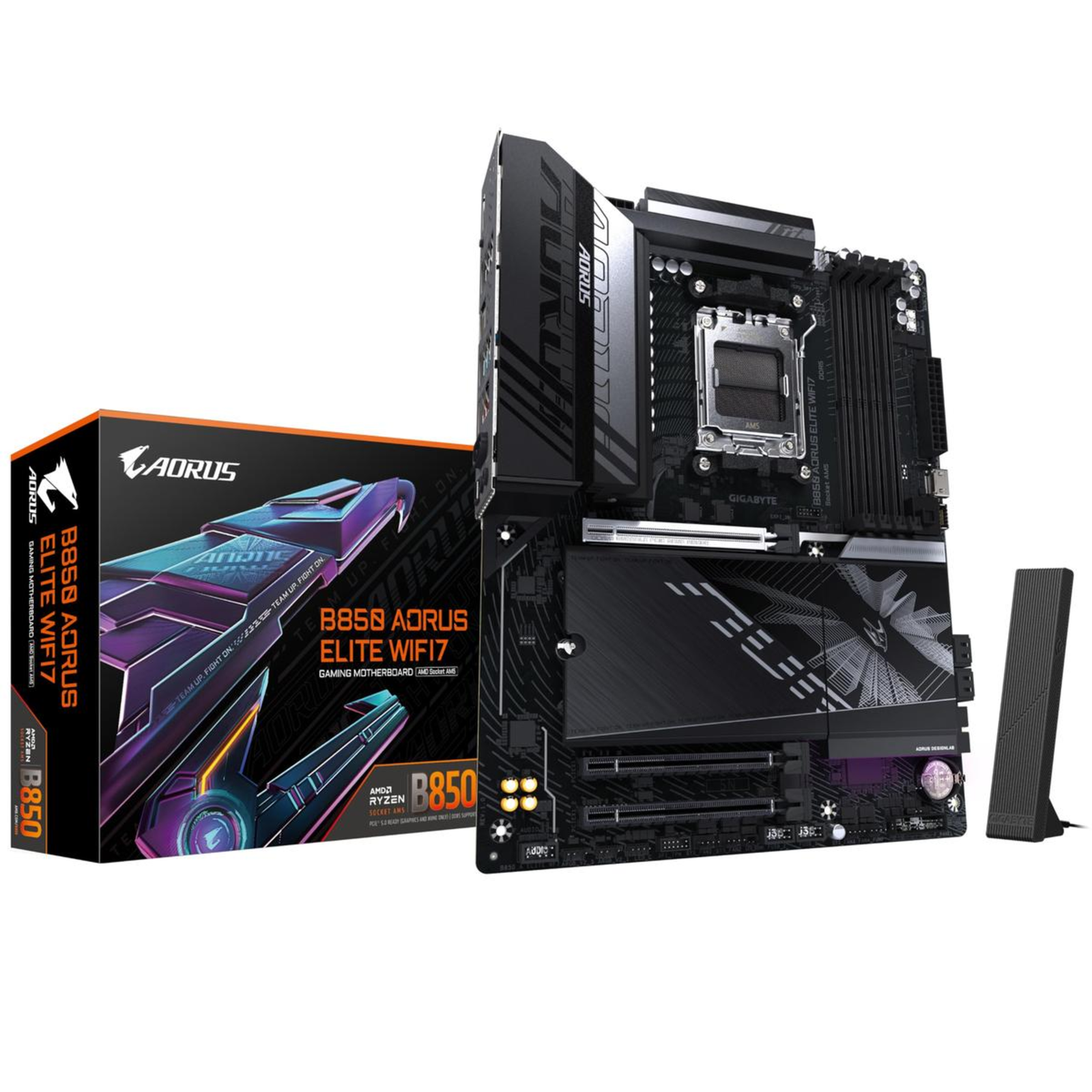 GIGABYTE MB Sc AM5 B850 A ELITE WF7 AMD B850 4xDDR5 1xDP WiFi ATX