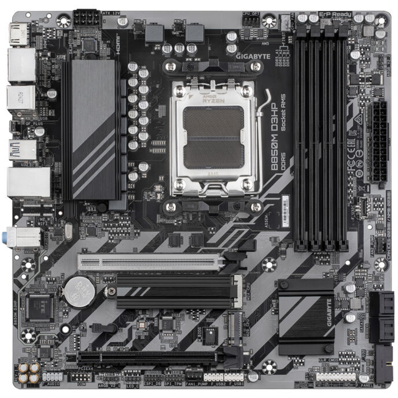 GIGABYTE GIGA B850M D3HP AM5/DDR5/uATX motherboard AMD Socket AM5 (Ryzen Zen4)