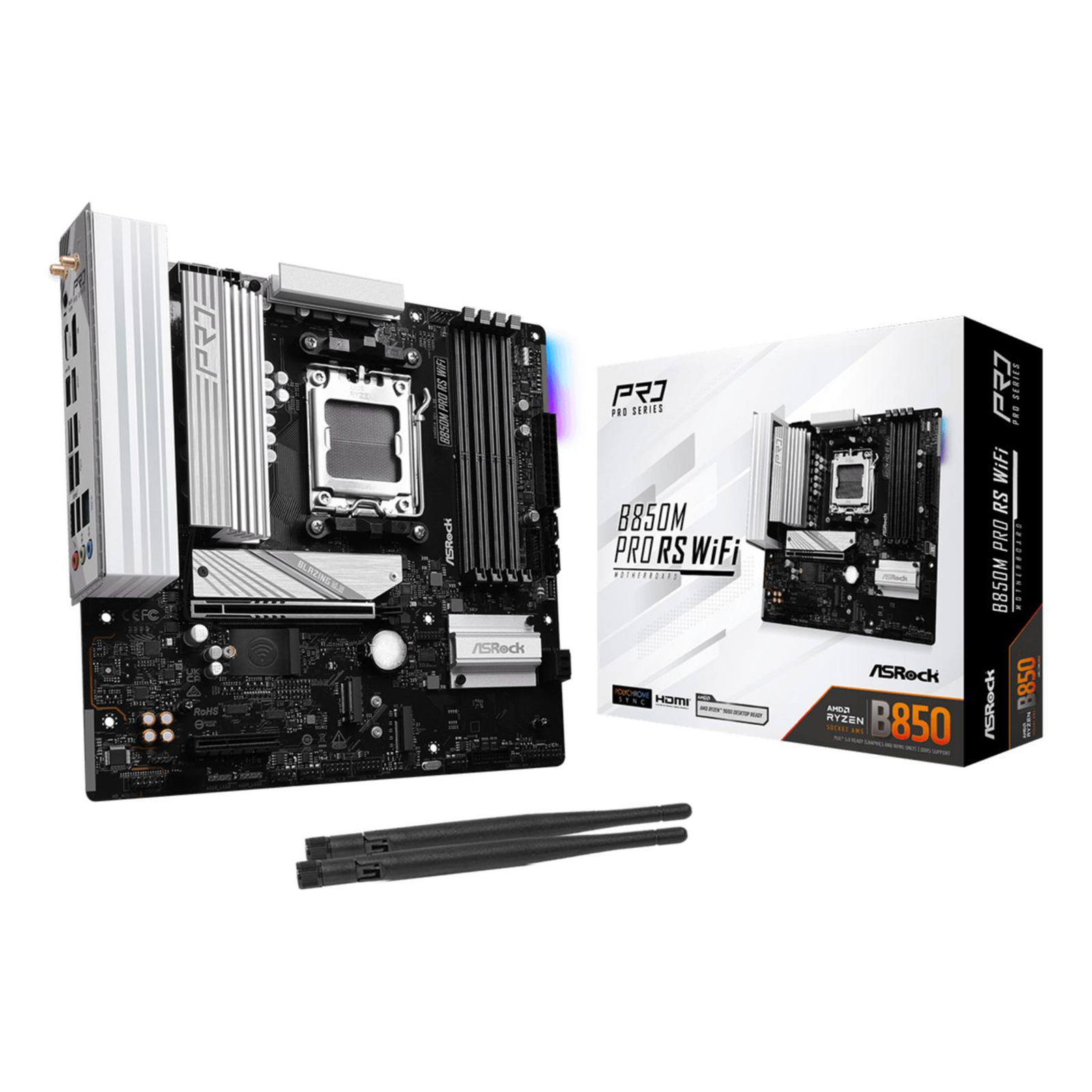 ASRock B850M Pro RS WiFi Motherboard