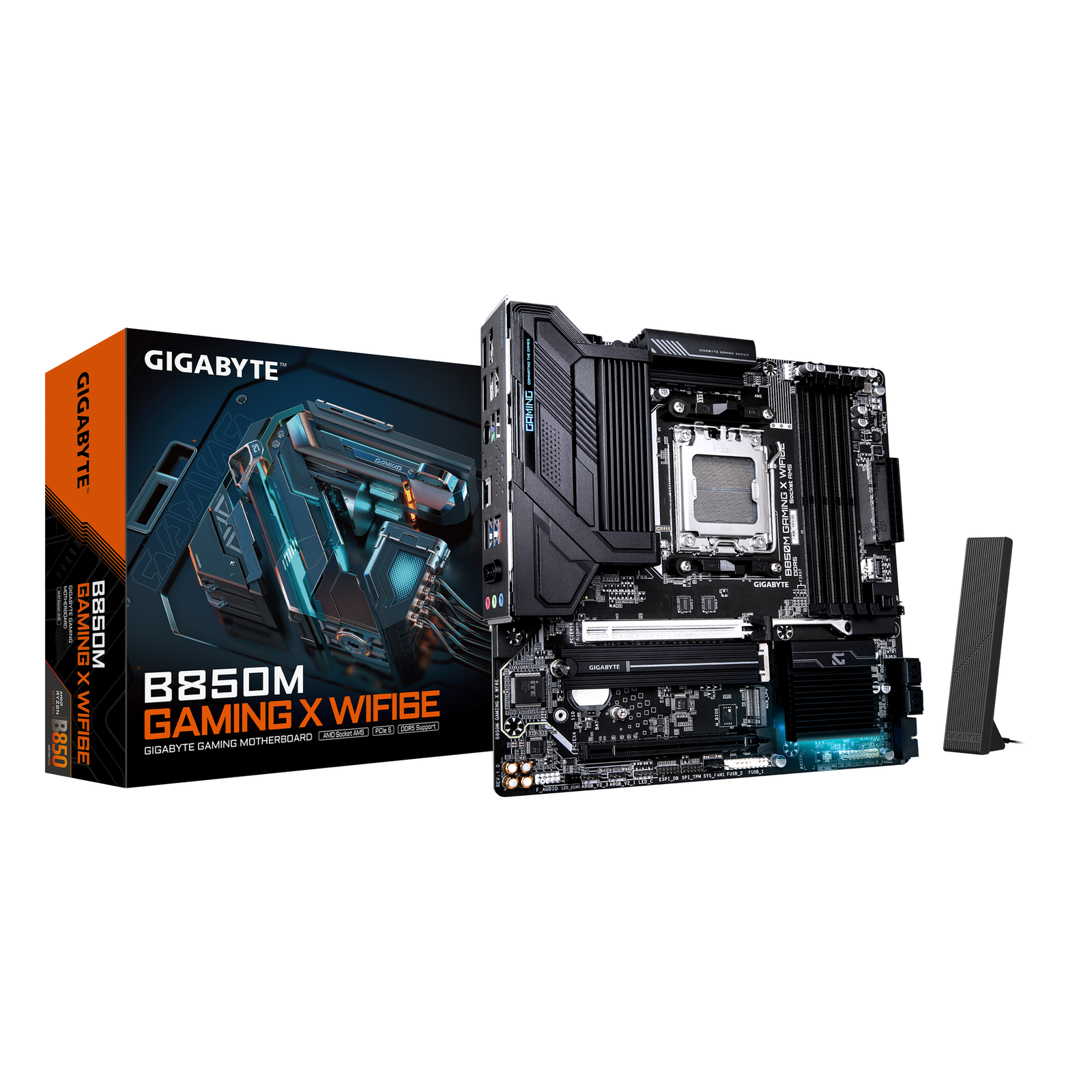 GIGABYTE MB Sc AM5 B850M GAMING X WF6E AMD B850 4xDDR5 2xDP 1xHDMI WiFi MATX