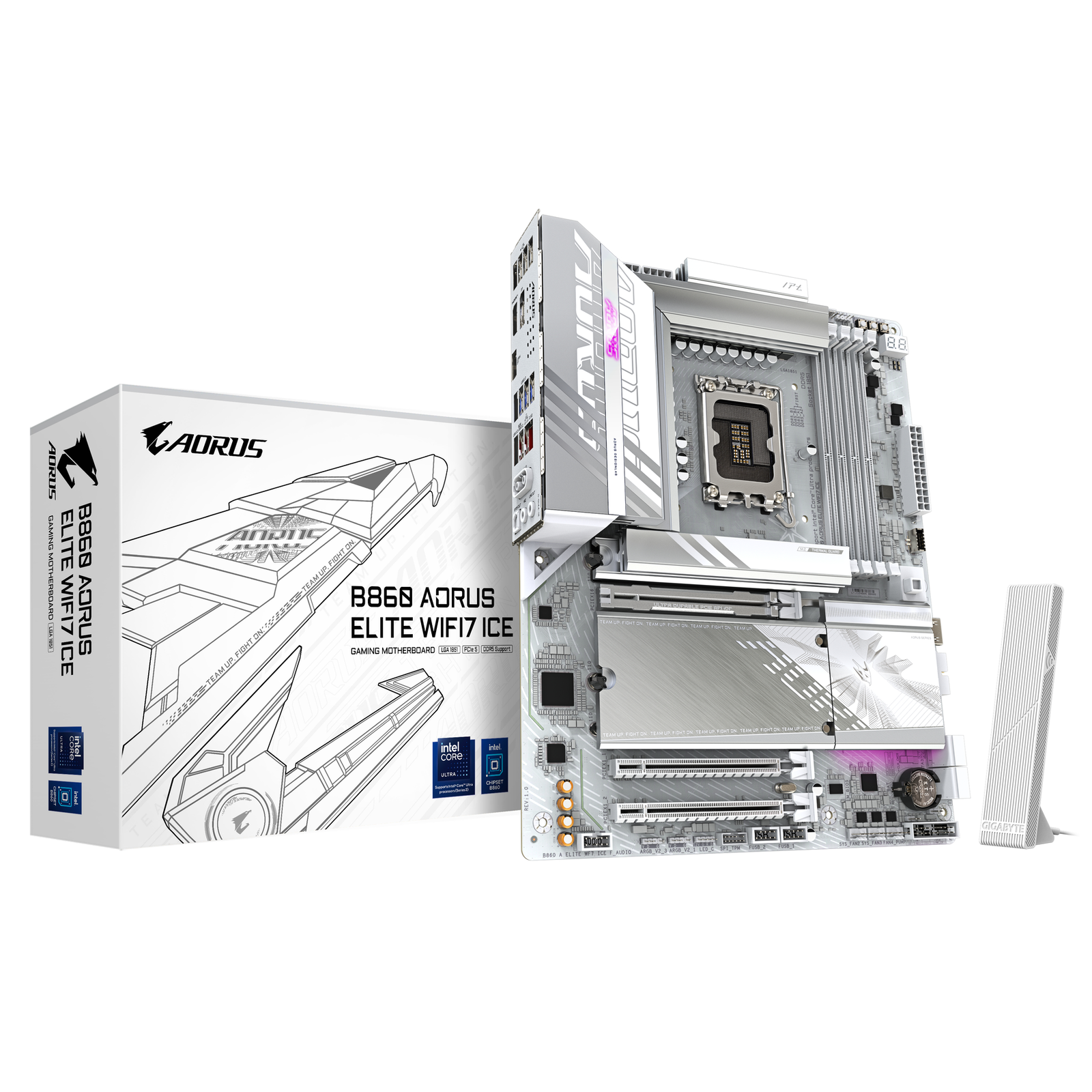 GIGABYTE MB GBT Intel 1851 B860 A ELITE WF7 ICE
