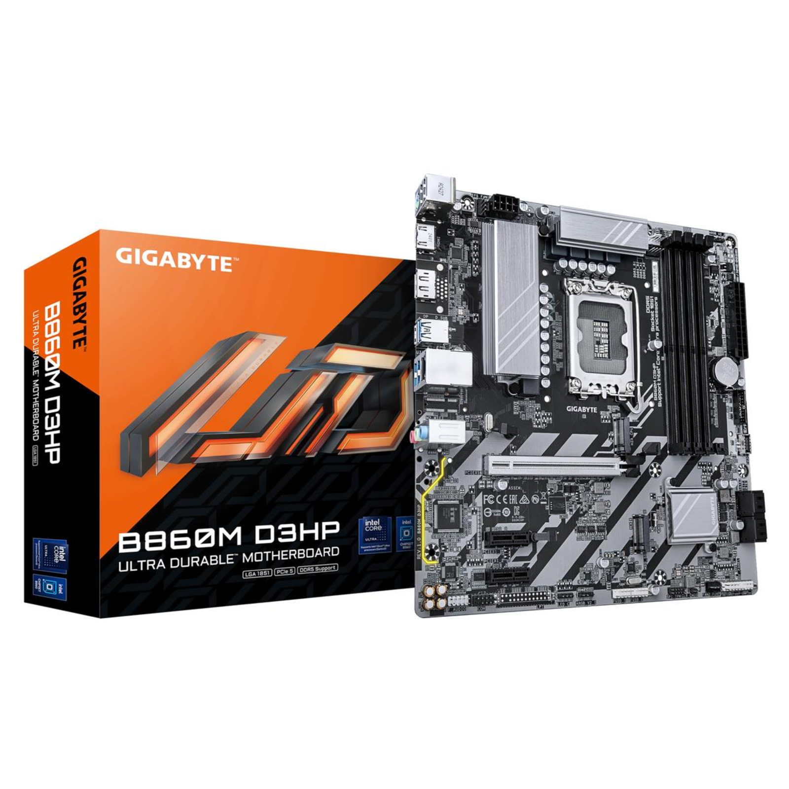 GIGABYTE MB Sc LGA1851 B860M D3HP Intel B860 4xDDR5 1xDP 1xHDMI MATX