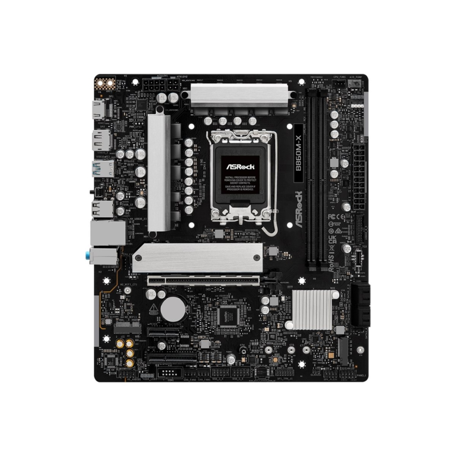 ASRock MB Sc LGA1851 B860M-X Intel B860 2xDDR5 1xDP 1xHDMI MATX